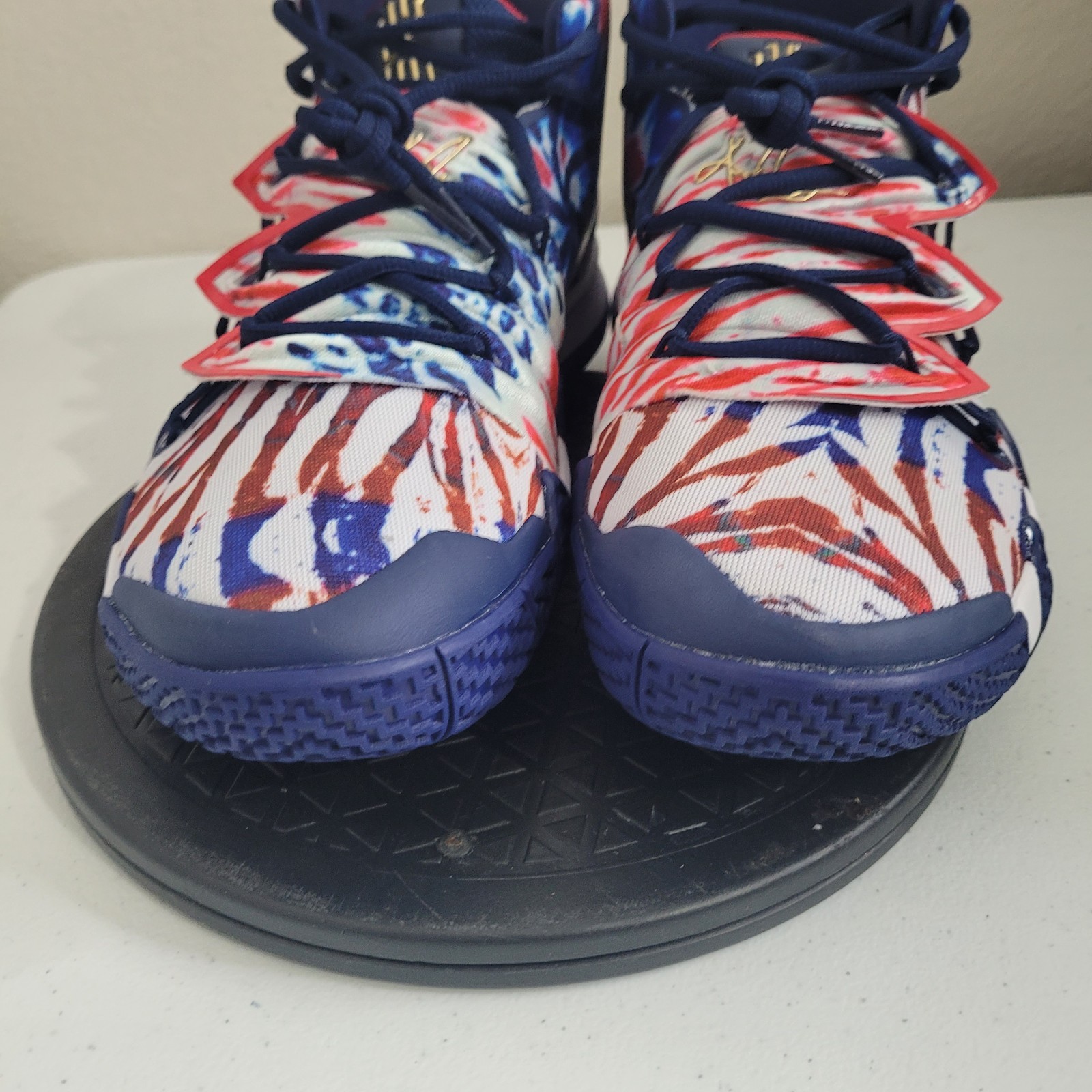 Nike Kybrid S2 CQ9323-400 Irving “Tie Dye USA” Red Blue White 2020 Men Size 11