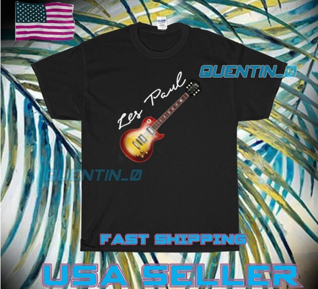 NEW SHIRT ELECTRIC GUITAR GIBSON LES PAUL LOGO T-SHIRT FUNNY UNISEX SIZE S-5XL
