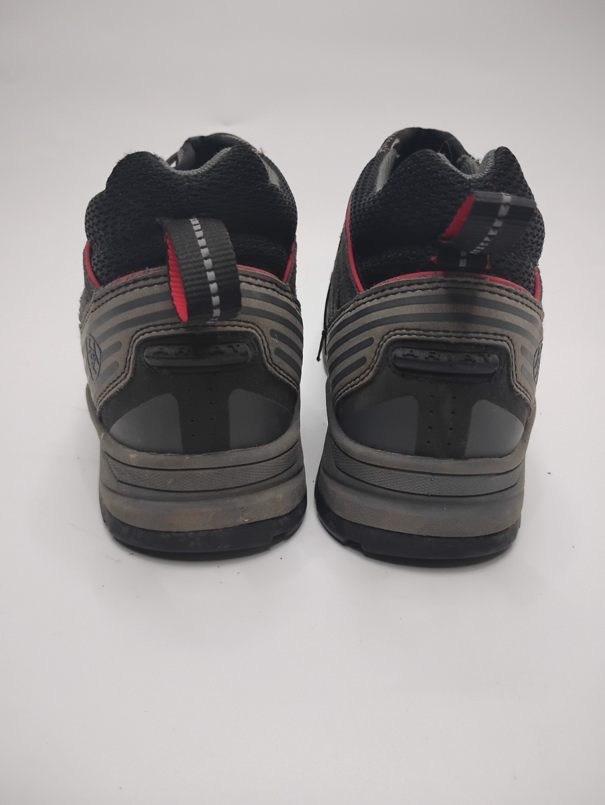 Ariat Skyline Slip-on Black Red Leather Mesh Hiking Shoes 10017447 Women Sz 8 B