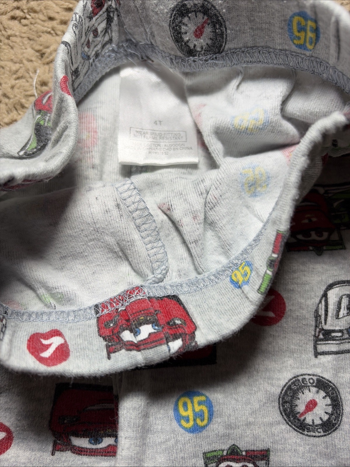 Boys Cars Character And Transformers Character Pajamas Set Of 2 Size 4T