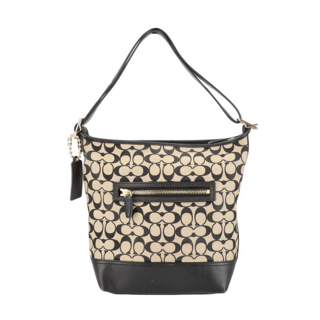 COACH Signature 2WAY Shoulder Bag 32684 F14 AB Rank 18 Used 6a