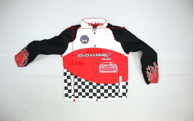 Dodge x Reason Limited Edition Collaboration Snap Button Front Speedway Jacket L