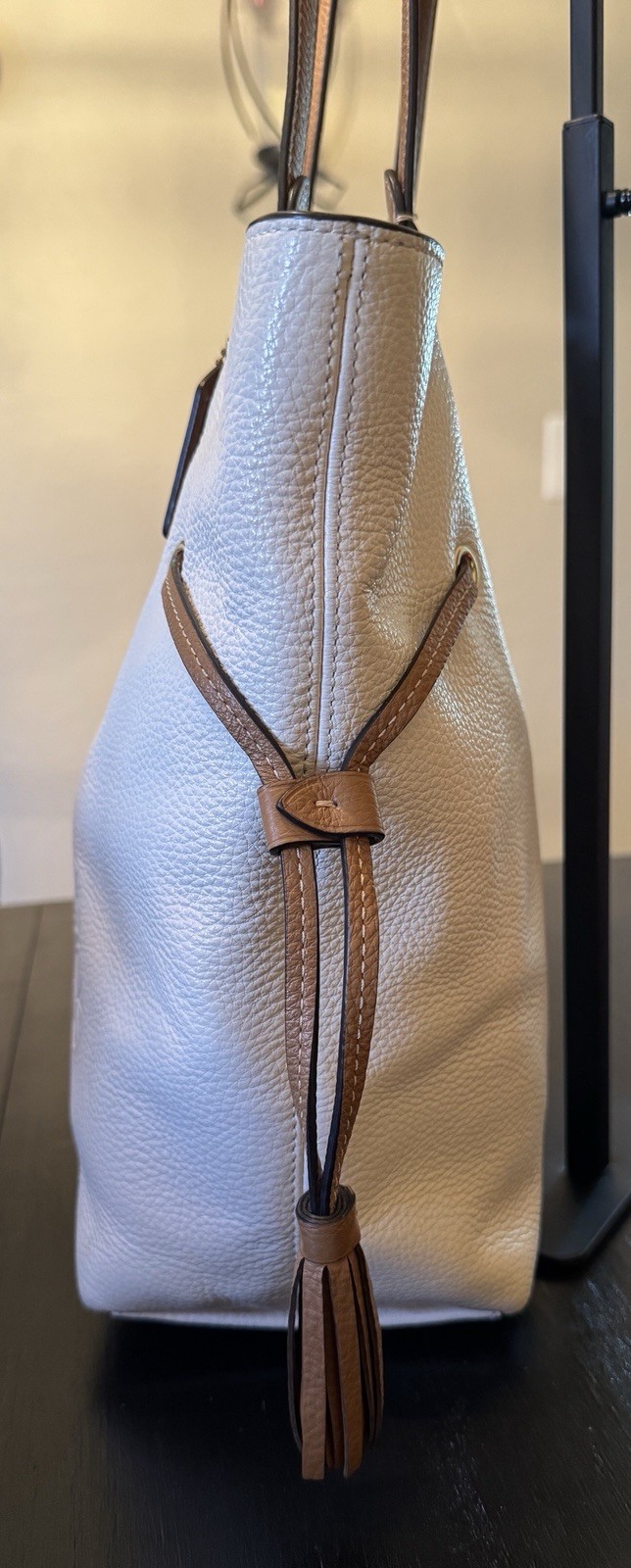 Coach Andy Tote Bag With Embossed Horse And Carriage Logo
