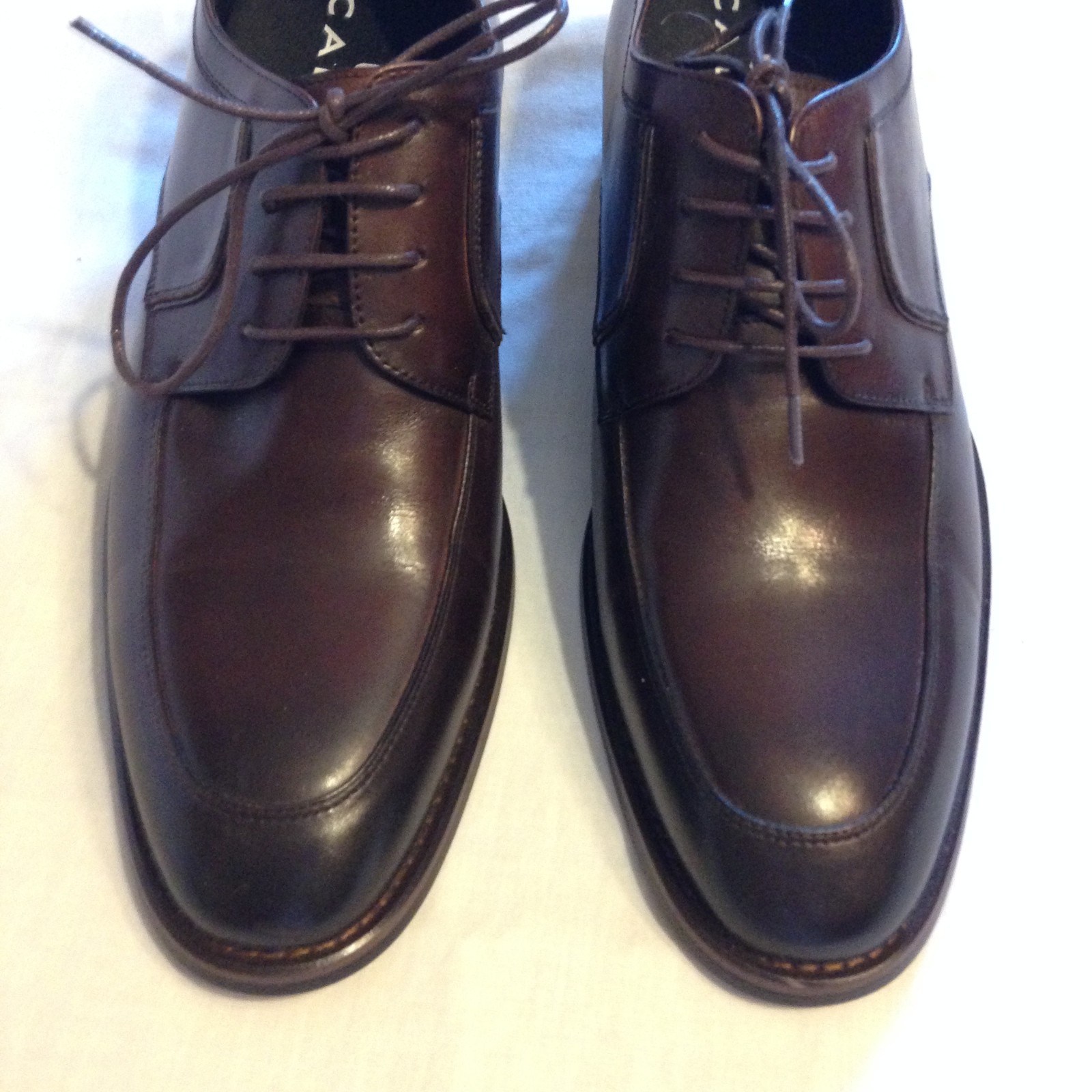 CALTO Y7426 2.8 INCHES TALLER OXFORD DRESS SHOES IN BROWN – SIZE 11.5