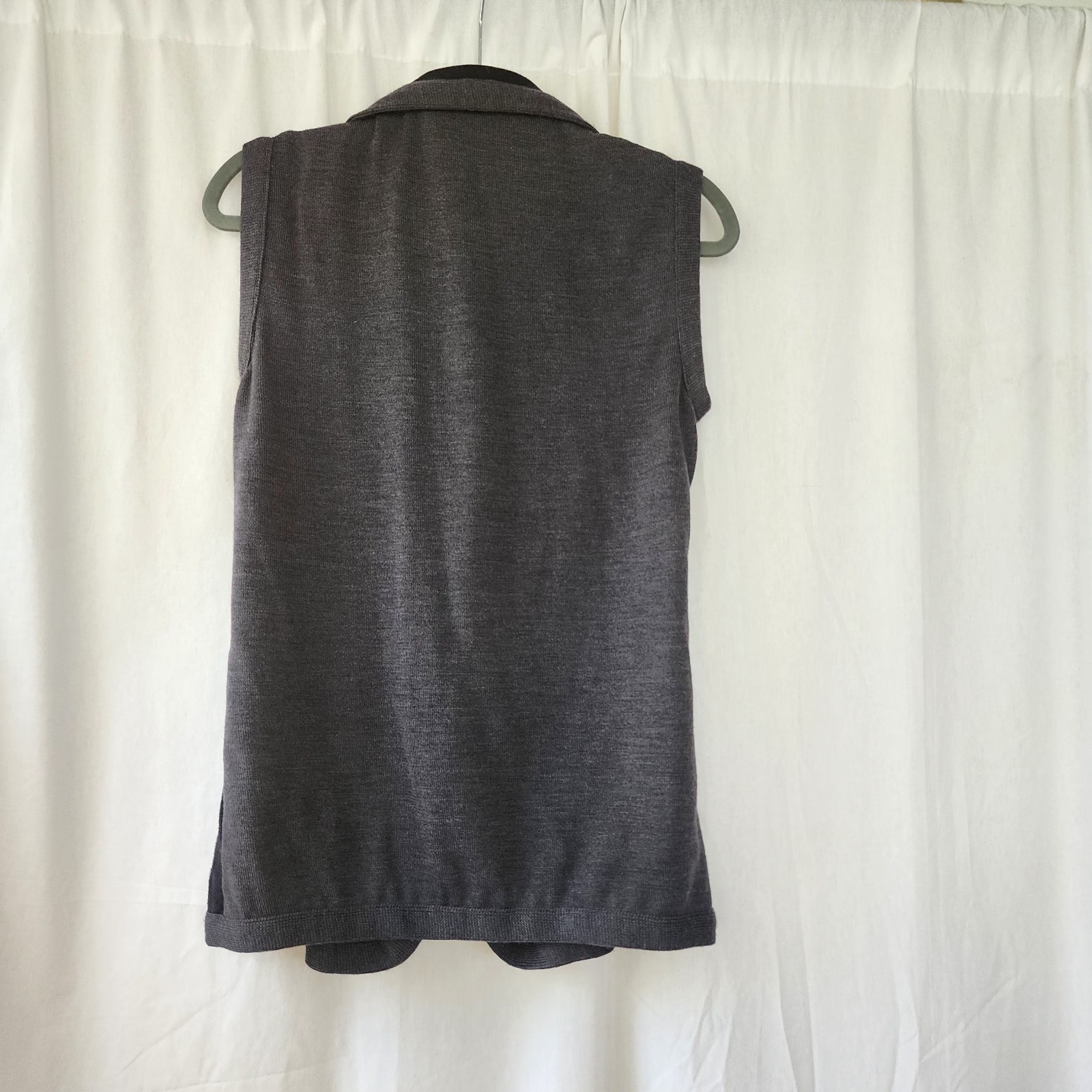 Rani Arabella Vest Cashmere Wool Leather Women’s Sz M Art To Wear City Designer