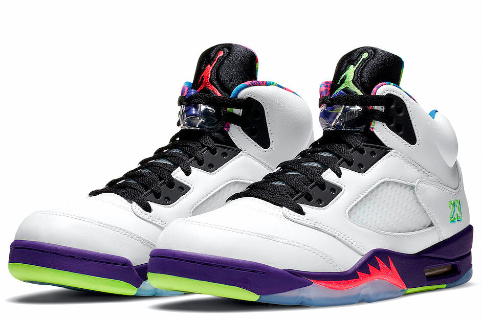 Air Jordan 5 Retro ‘Alternate Bel-Air’ White/Ghost Green DB3335-100 Size 10.5