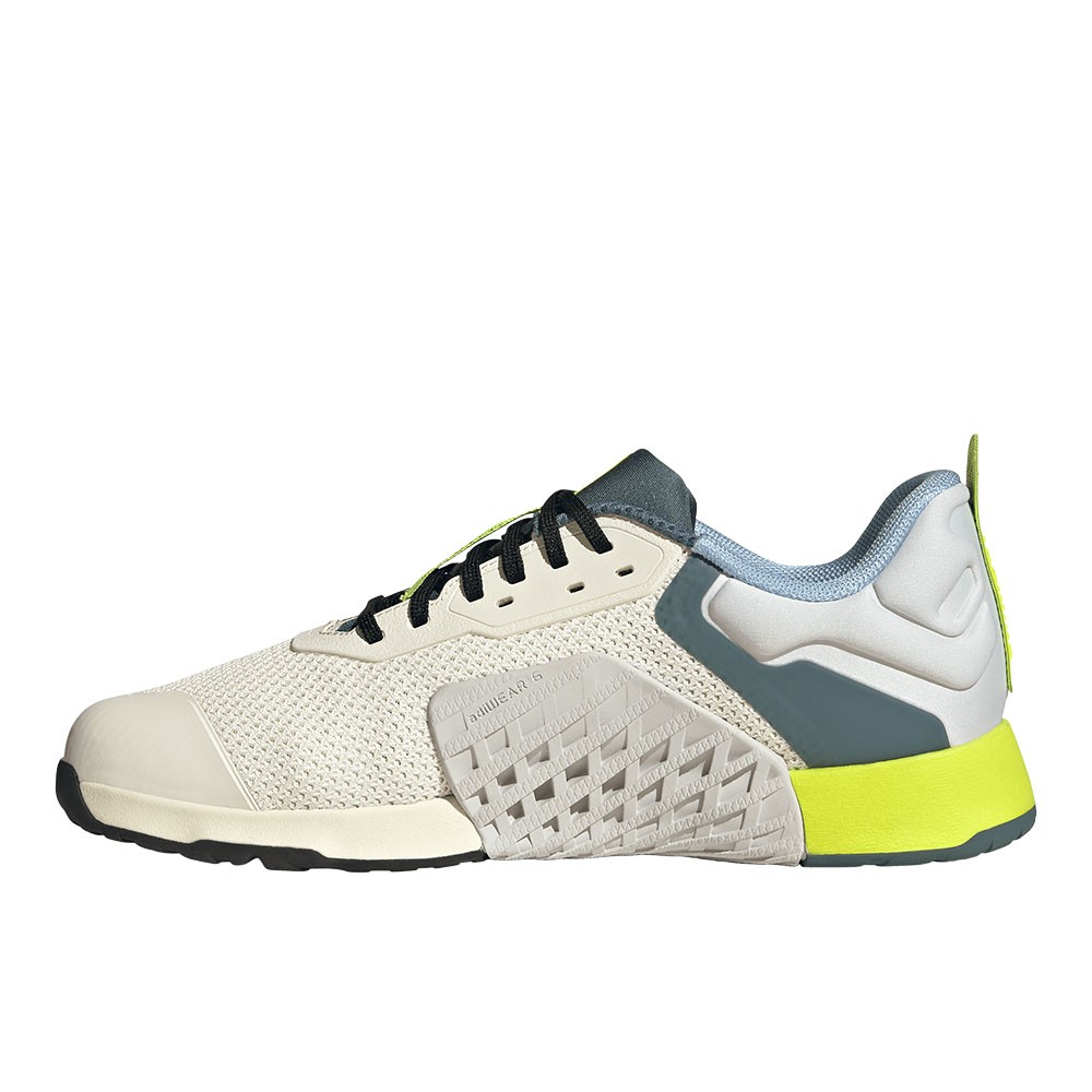 adidas Dropset 3 Training Mens White Sneakers Athletic Shoes JR1762