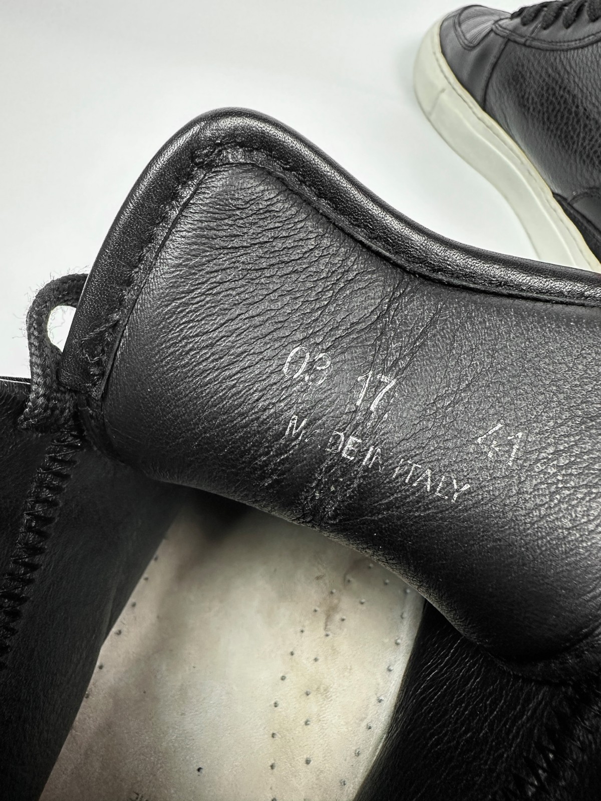 Stone Island x Diemme Leather High-Top Sneakers Trainers Men’s IT41/US8/UK7/EU41