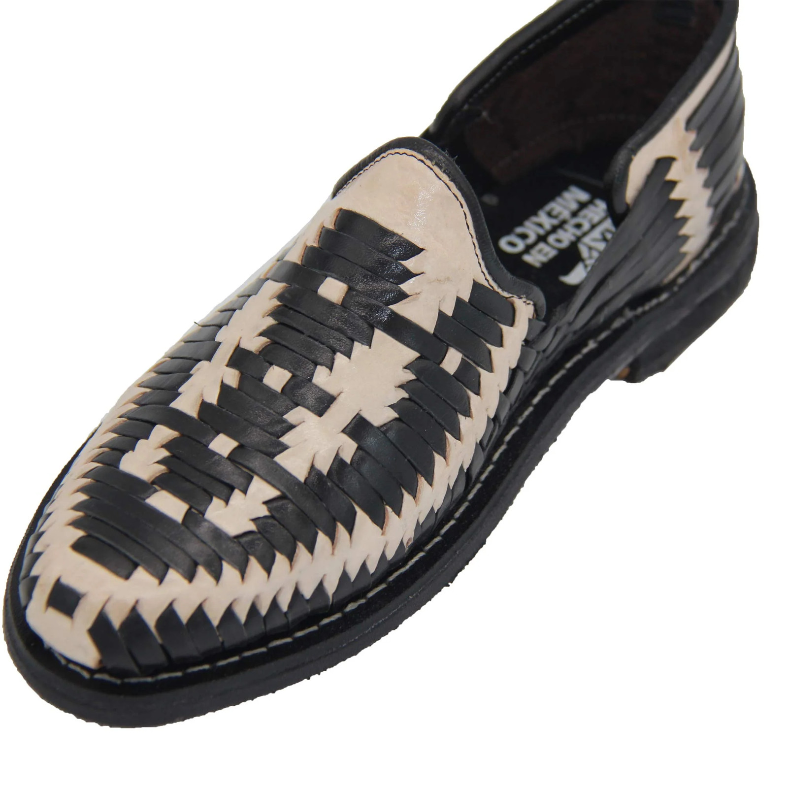 Men’s Leather Authentic Mexican Huarache Sandal Closed Toe