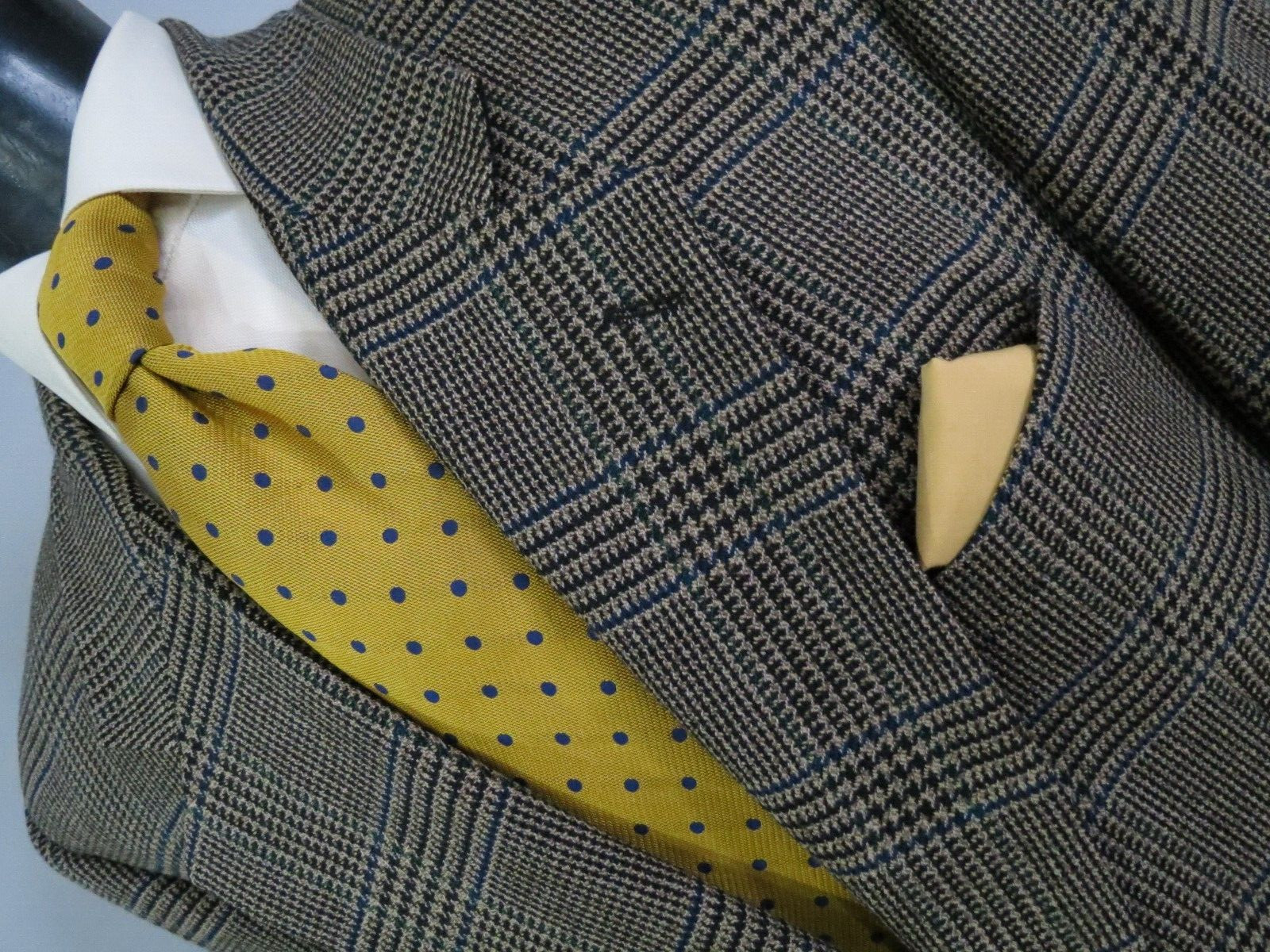 VTG Burberrys’ Prorsum hounds tooth check tweed two button sport coat 46 R