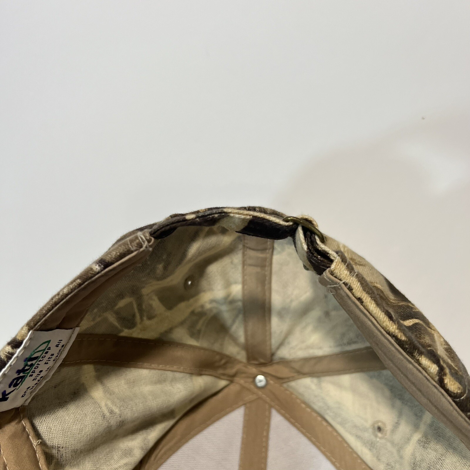 Kati Sportcap SOYPLUS beyond bypass Hat Tan and Camo Adjustable Strap