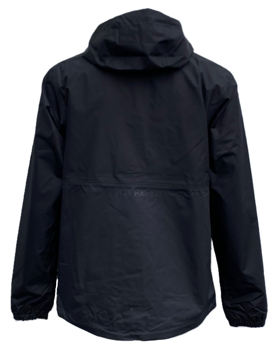 Men’s Helly Hansen Hilo Rain Jacket BLACK $130, Size: M