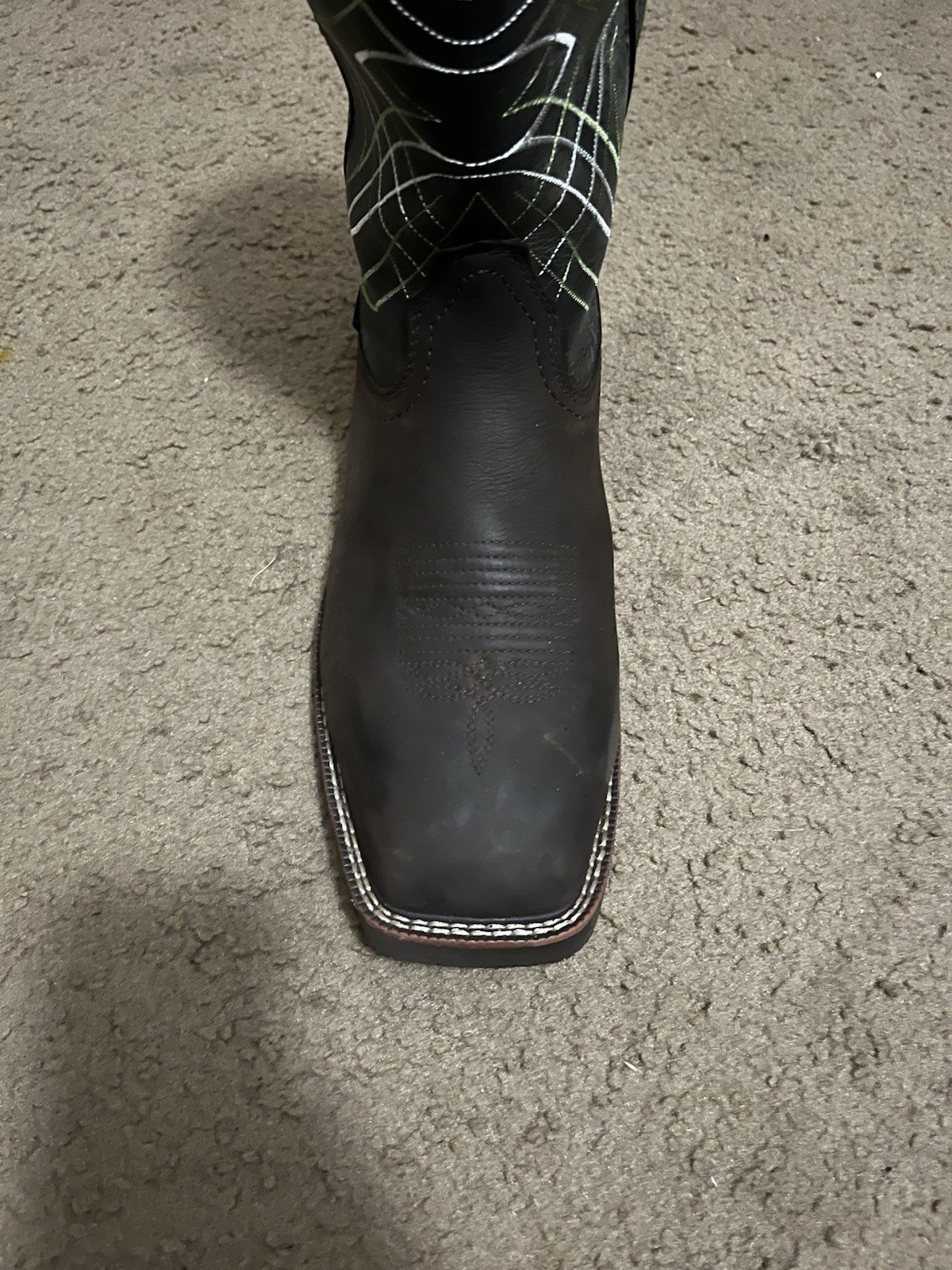 Ariat Waterproof Steel Toe Pull-On Western Work Boots Brown Men’s 11.5 D