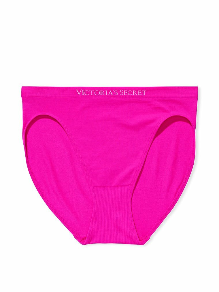 XXL Hot Pink SEAMLESS NOSHOW FULLBACK Victorias Secret HighLeg Waist Brief Panty