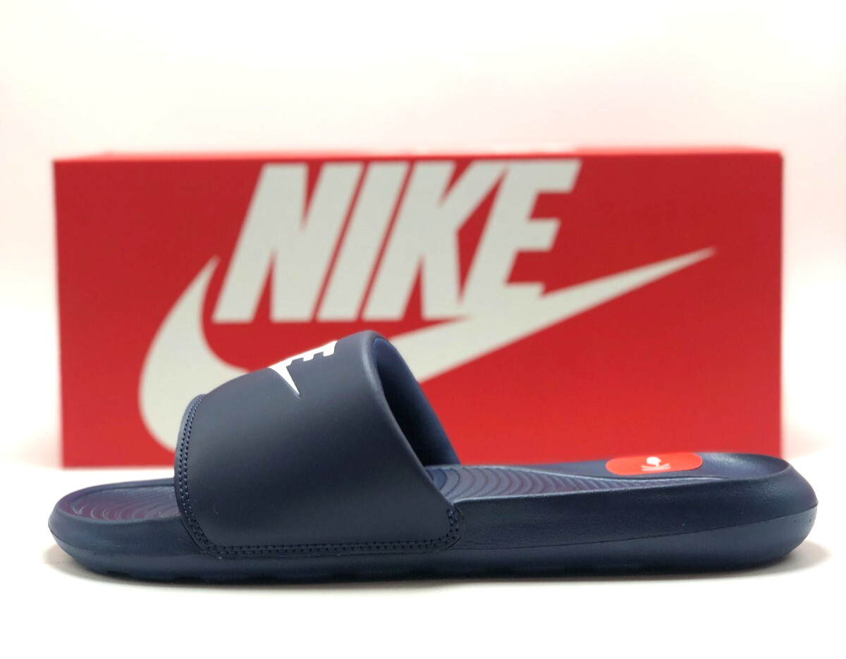 *NEW* Men NIKE VICTORI ONE SLIDES Midnight Navy (CN9675 401), Sz 8.0 – 13.0 👍