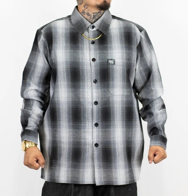 FB COUNTY MENS CHECKER LONG SLEEVE SHIRTS FBCOUNTY FLANNEL BUTTON SHIRT S-3XL
