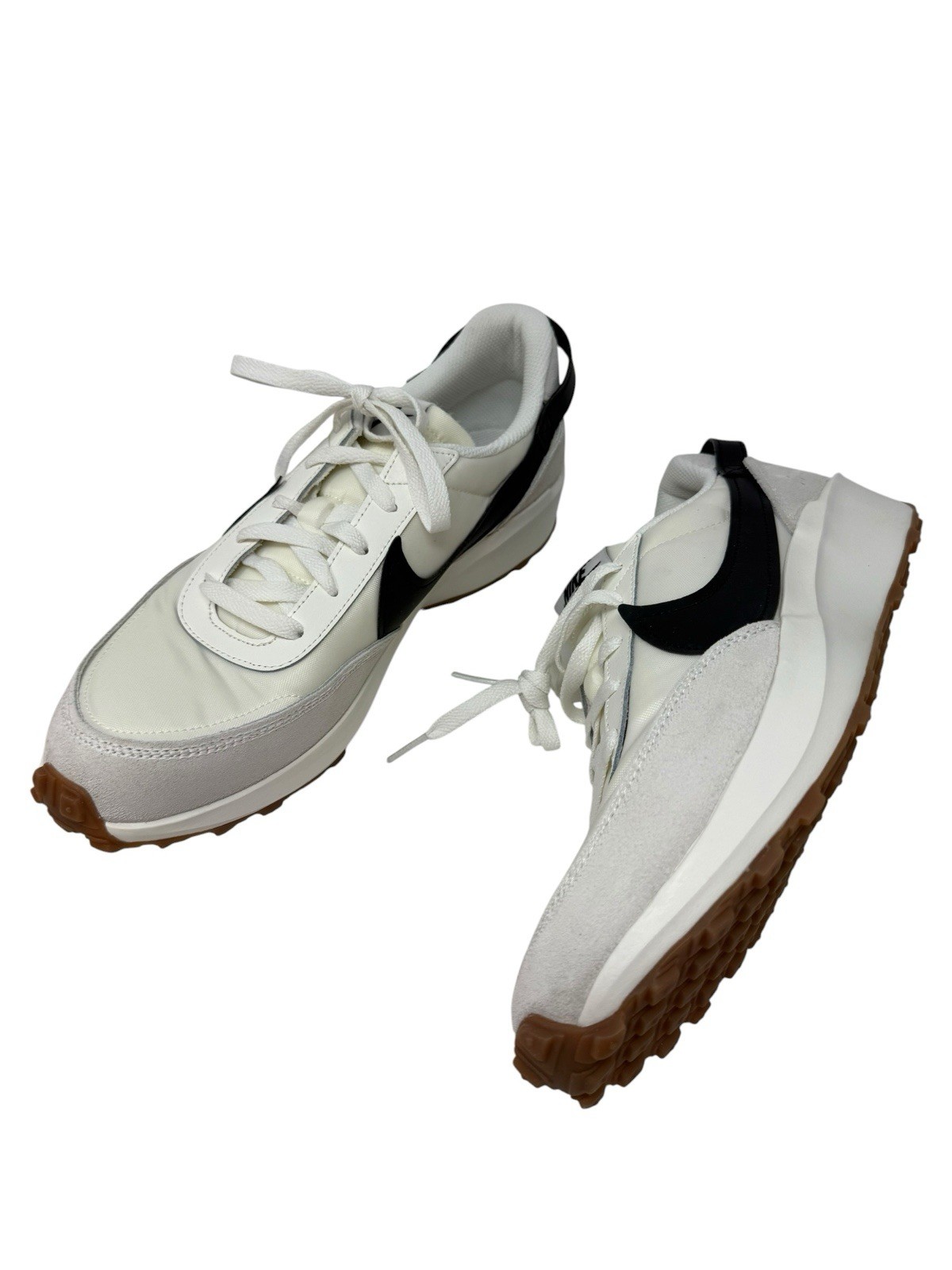 Nike Waffle Debut Womens Size 11 Running Sneakers Sail Black Gum DH9523-109 New