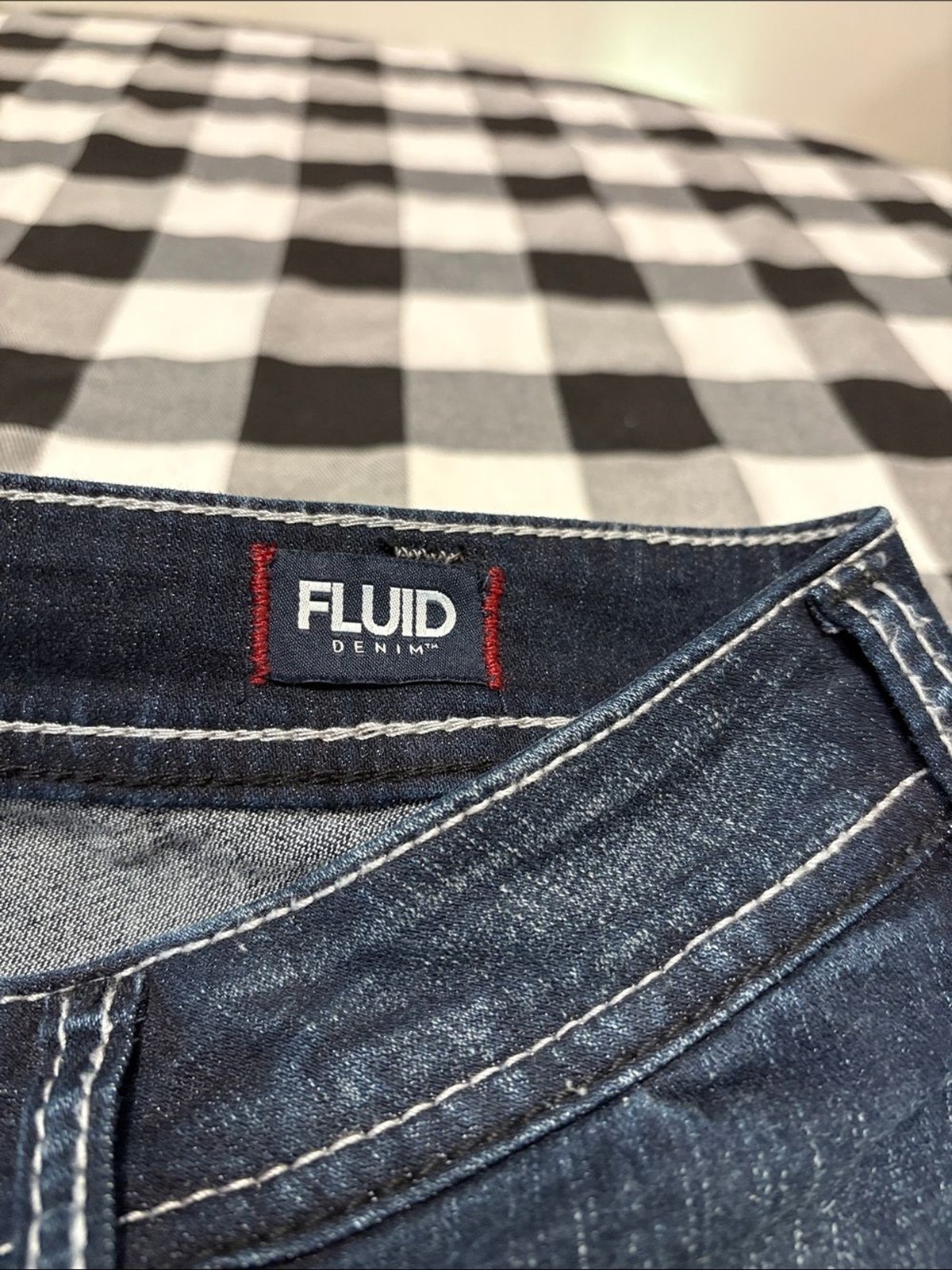 Silver Jeans Boyfriend Fluid Denim Jeans Distressed Stretch Dark 32 x 29/31.5