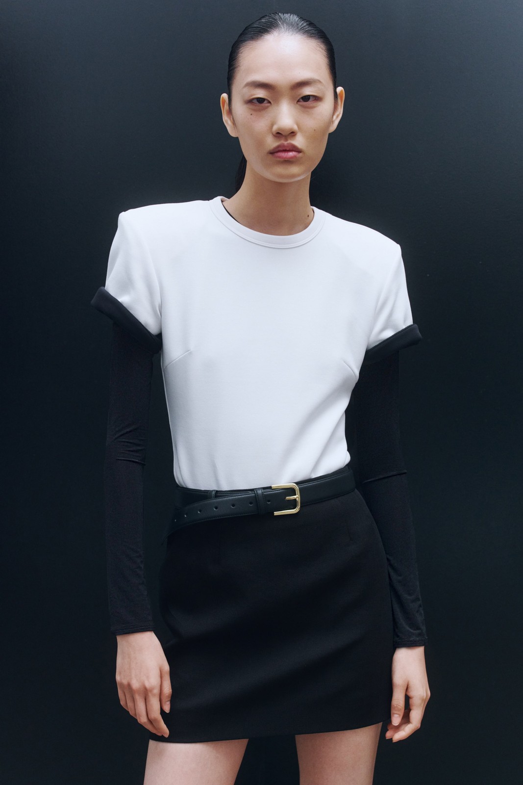 H&M x WARDROBE.NYC Wool Mini Skirt – Size UK8 EU36 US4