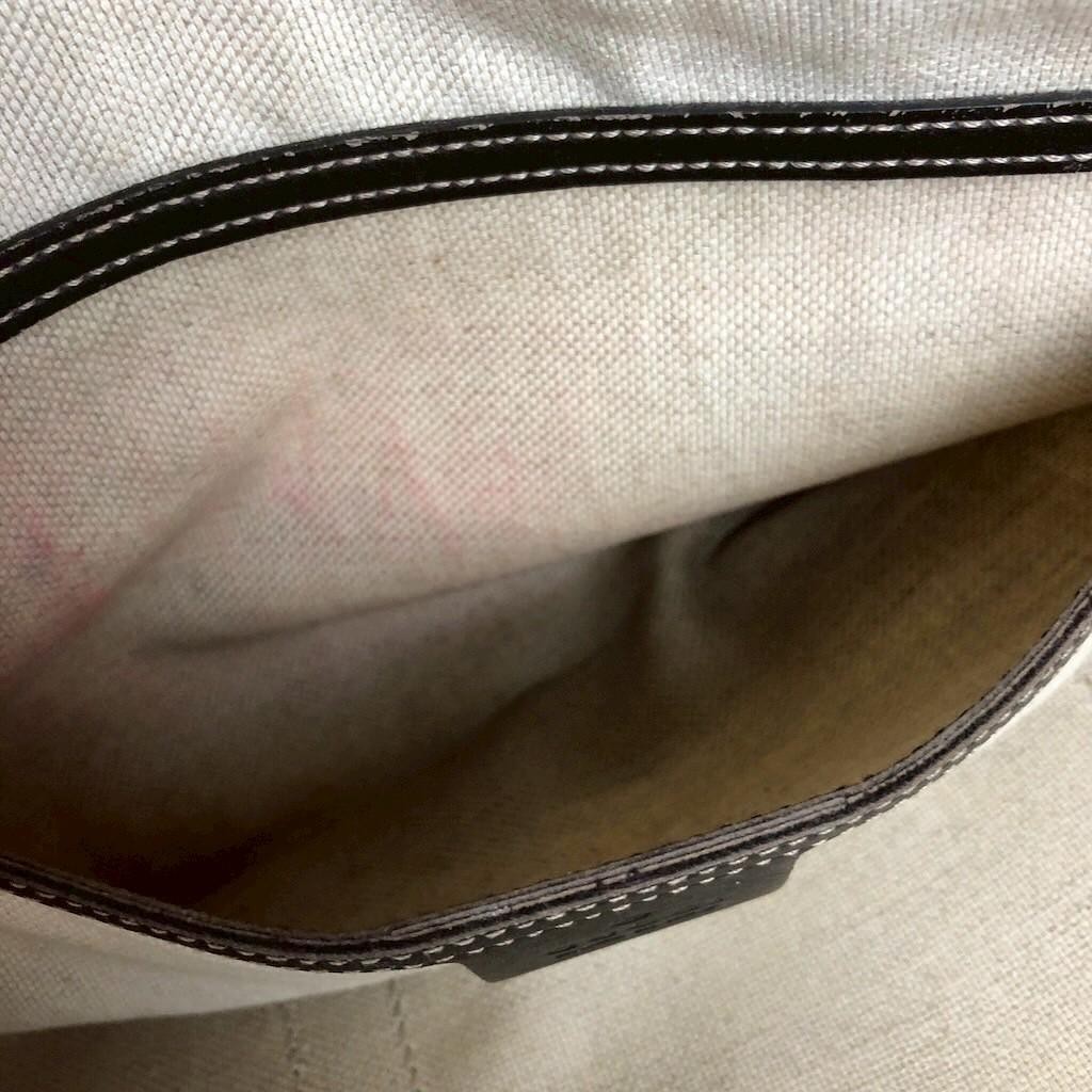 GUCCI GG Supreme 2WAY Business Briefcase Bag Beige Brown Canvas Auth