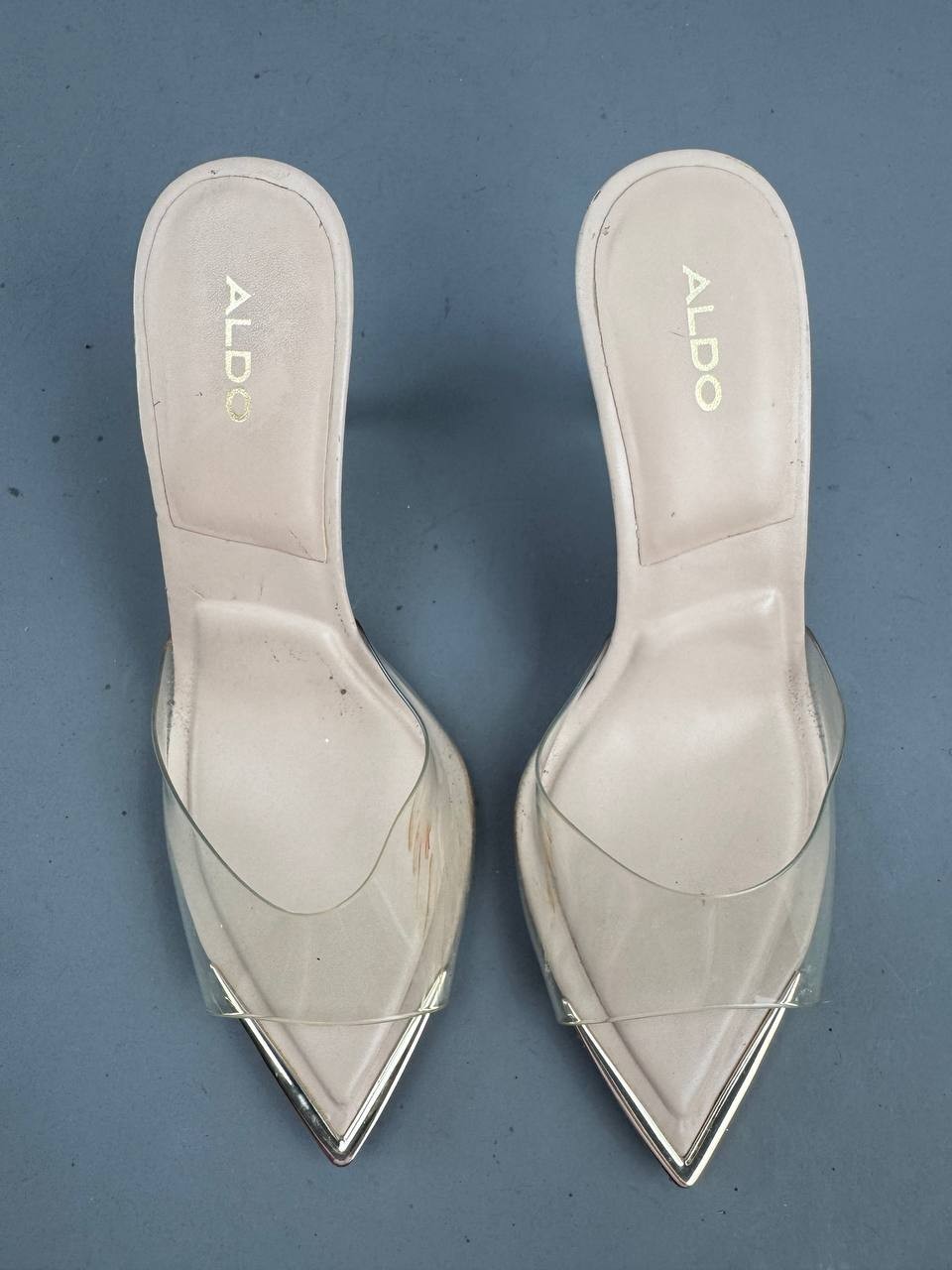 ALDO Annabrilden Bone Women’s Heeled Mules Beige Size 9