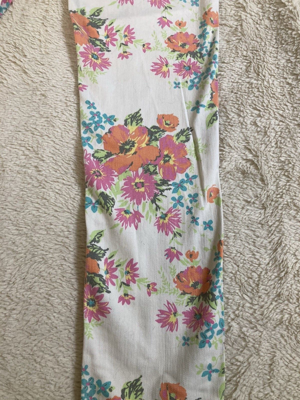 Aéropostale Y2K Floral Skinny Denim Ashley Jeans White Women’s 5-Pocket Reg