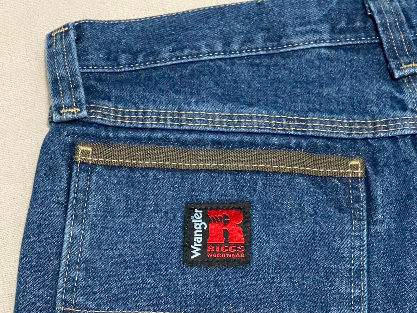 Wrangler Riggs Carpenter Pants Mens 32×30 Blue Workwear Relaxed Fit Utility NWT