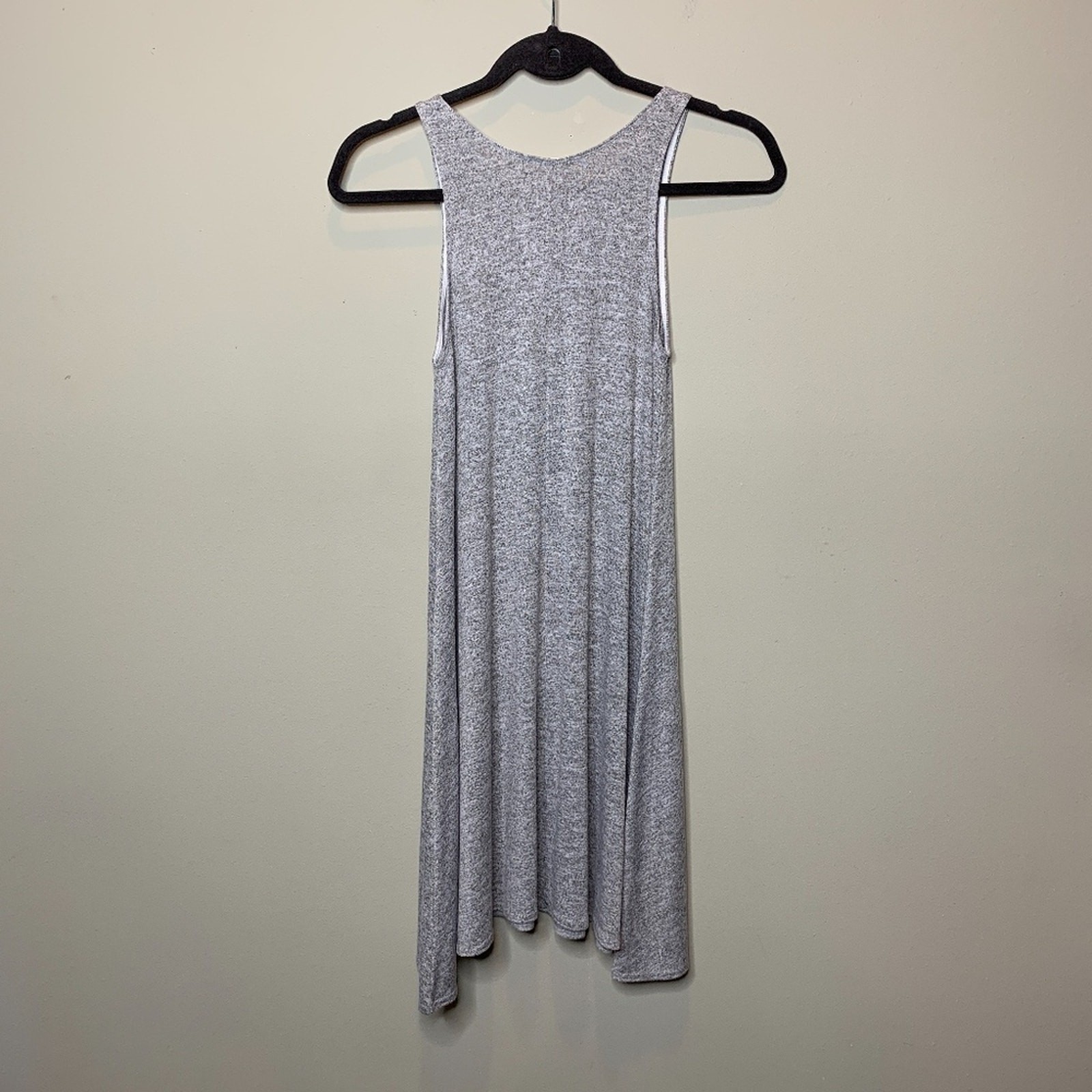 Wilfred Free Aritzia Heather Grey Sleeveless A-Line Mini Dress XXS RPS7-8545-35