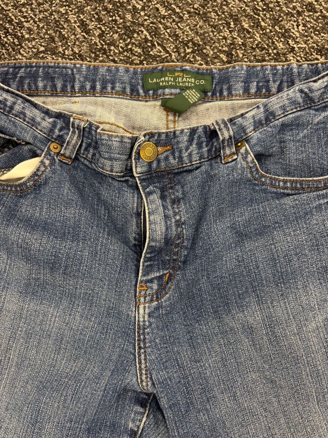 Lauren Jeans Co. Ralph Lauren Women’s Straight Leg Denim Jeans Size 10