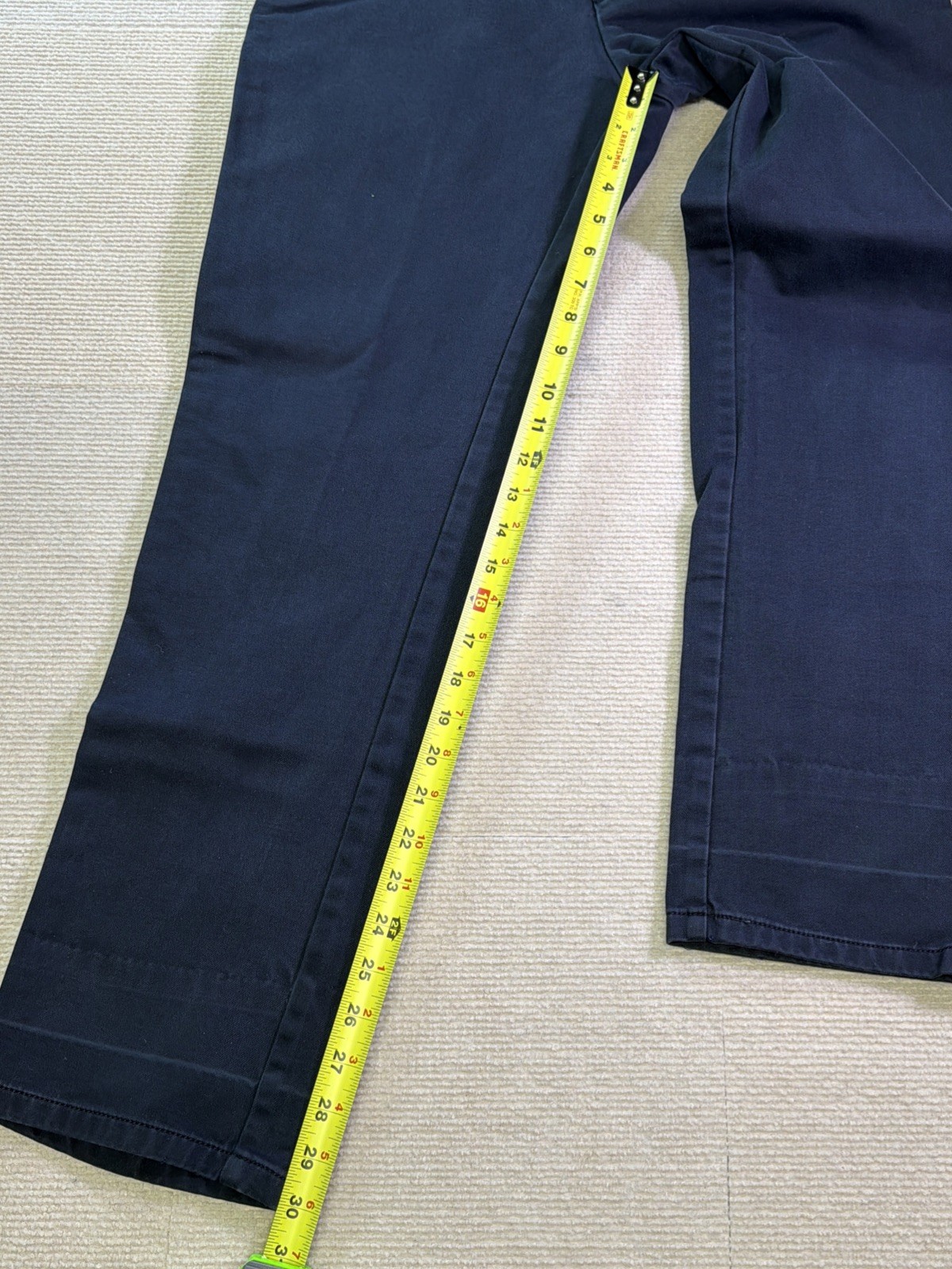 Burberry London Pants Mens 34 Fits Like 32×30 Blue Cotton Chino Straight Casual