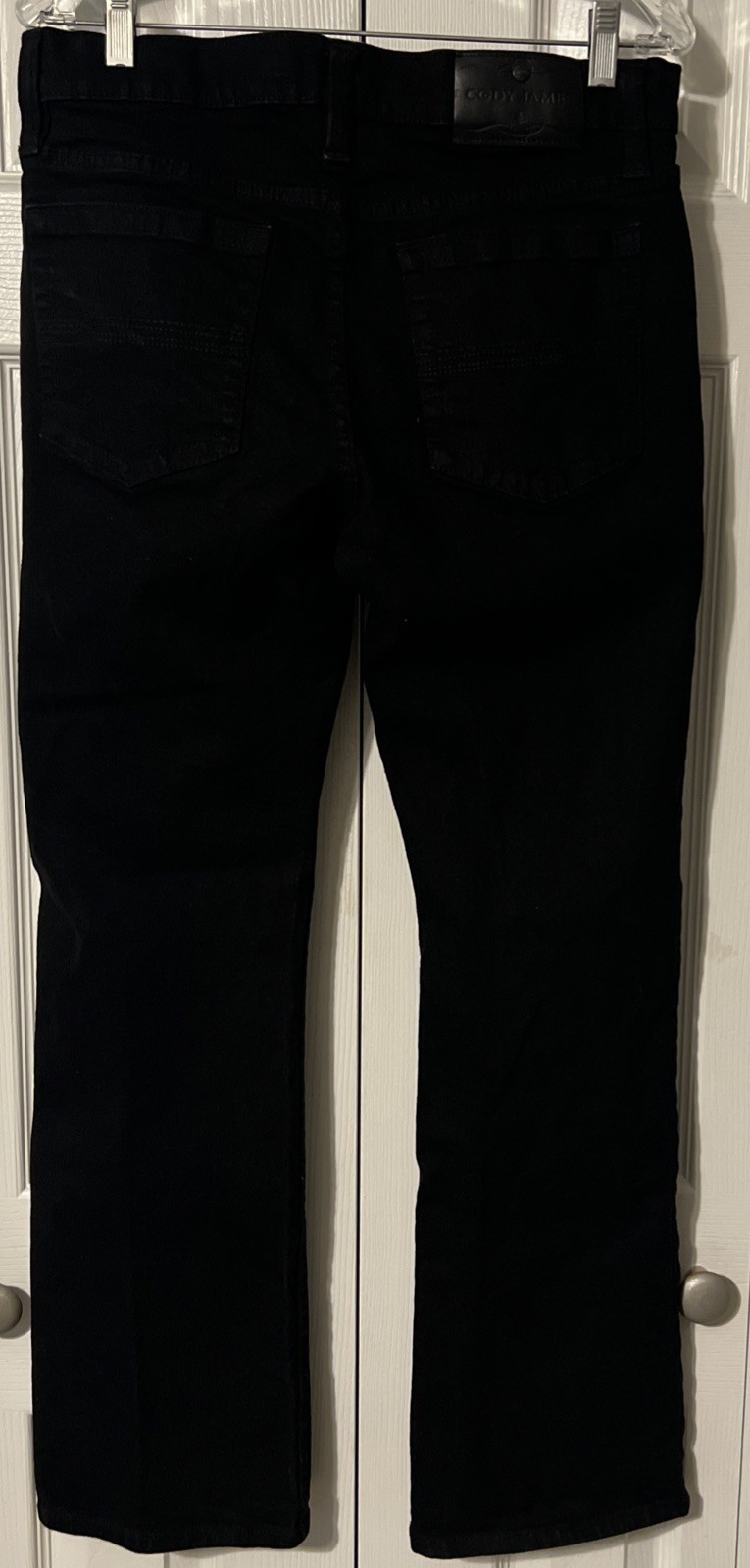 Cody James Boot Cut Mid Rise Black Denim Stretch Jeans Men’s Size 32×32