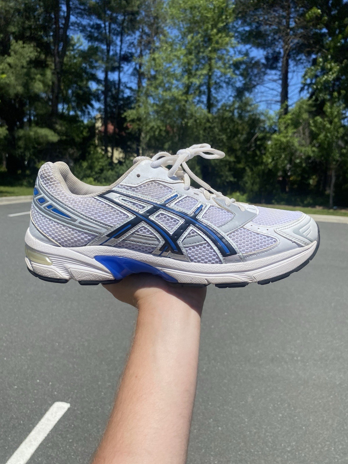 Size 11.5 – ASICS Gel 1130 White Tuna Blue