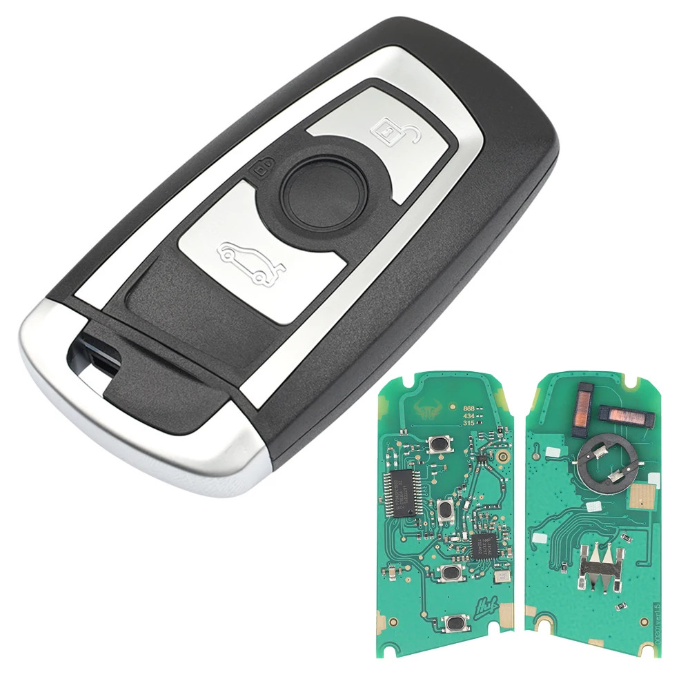315/433/868Mhz Smart Remote Key Keyless Go For BMW 3 5 7 Series 2009-2016 CAS4