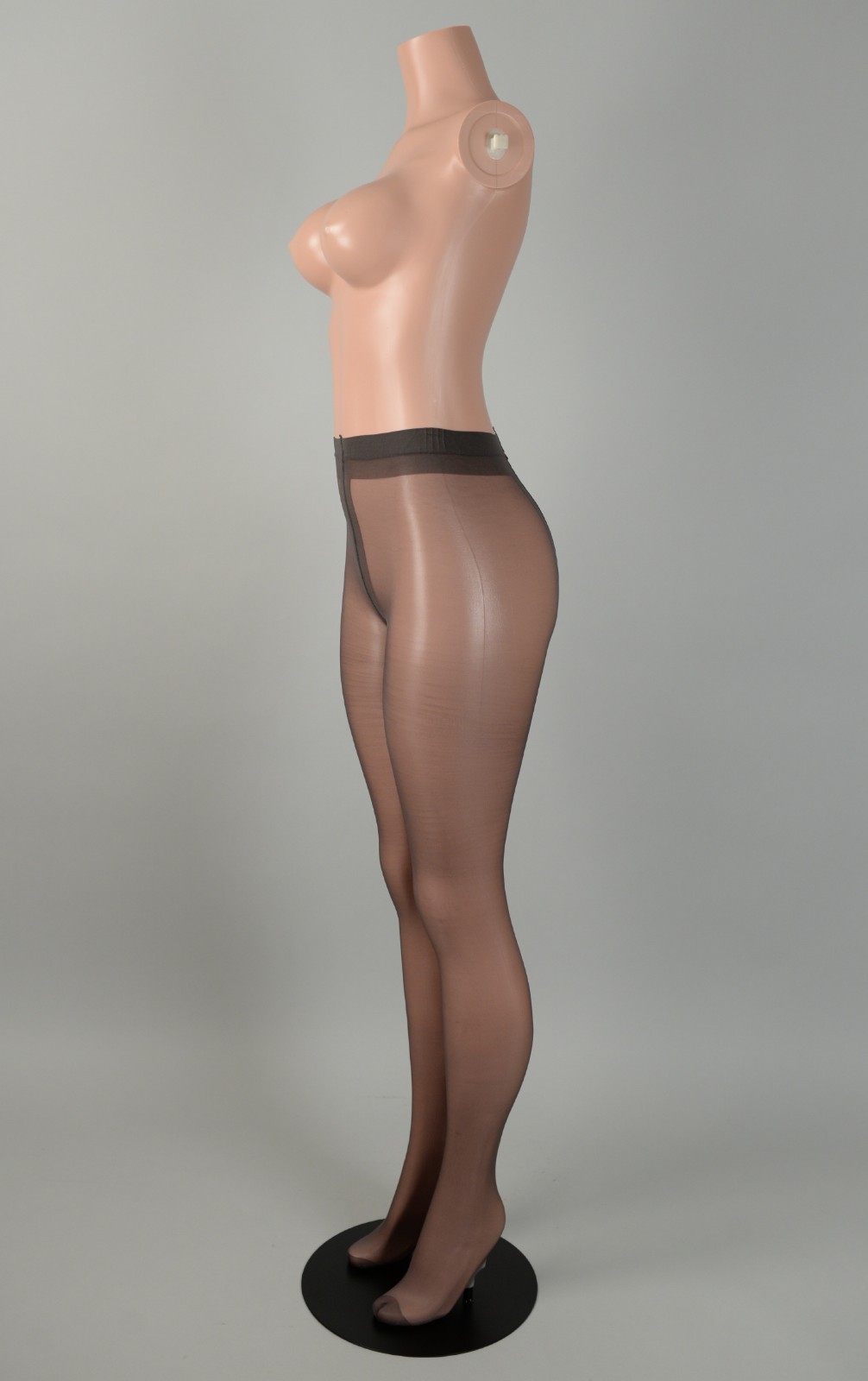 NOS Pretty Polly Italia Ultra Sheer 10 Denier Pantyhose Tights – Dusky Black