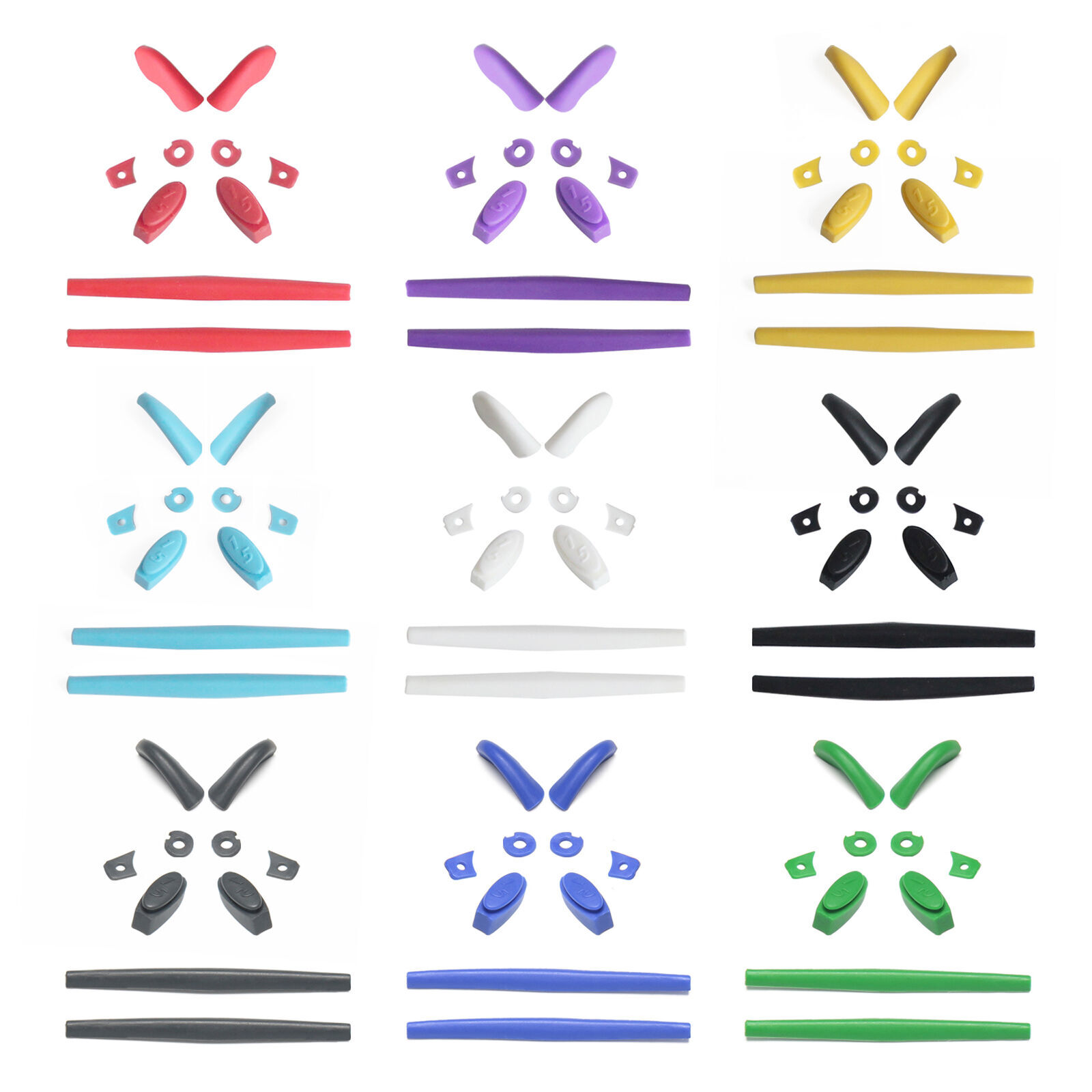 Lenslog Silicone Kit Replacement Ear Socks & Nose Pieces For-Oakley Juliet