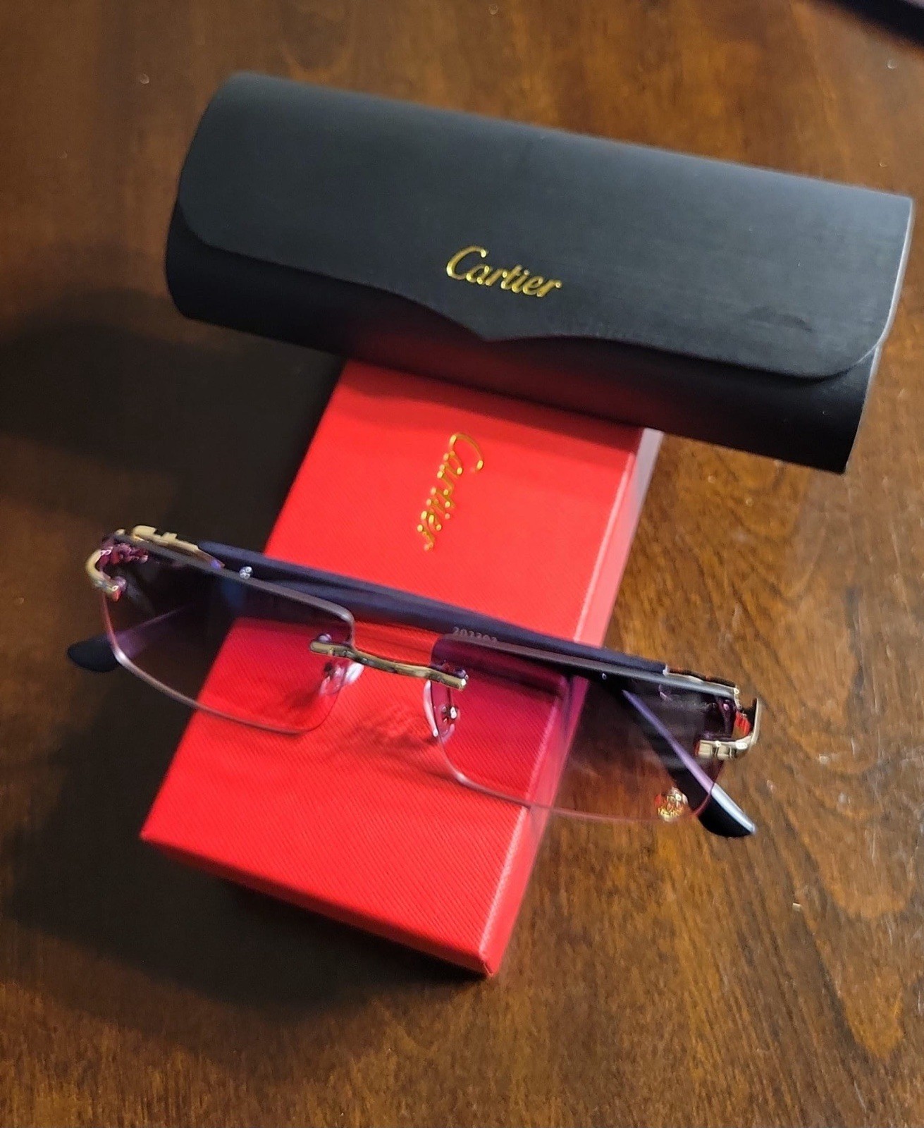 Cartier Panthère Classic 58MM Rectangular Sunglasses