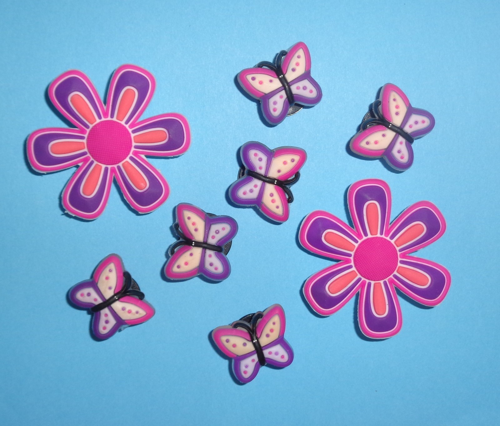 Shoe Charms Jibbitz Shoe Decorations Lg Flowers, Lizard, Butterfly, Leaf