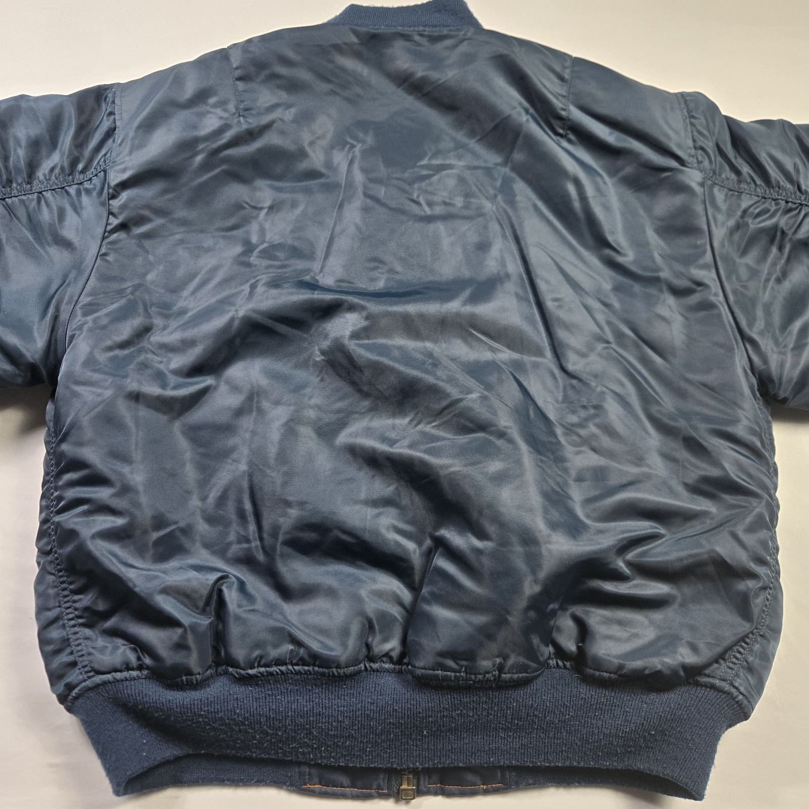 US Armed FORCES Jacket, Flyers Man Intermediate, MA-1 Blue L 8415-00-818-9132