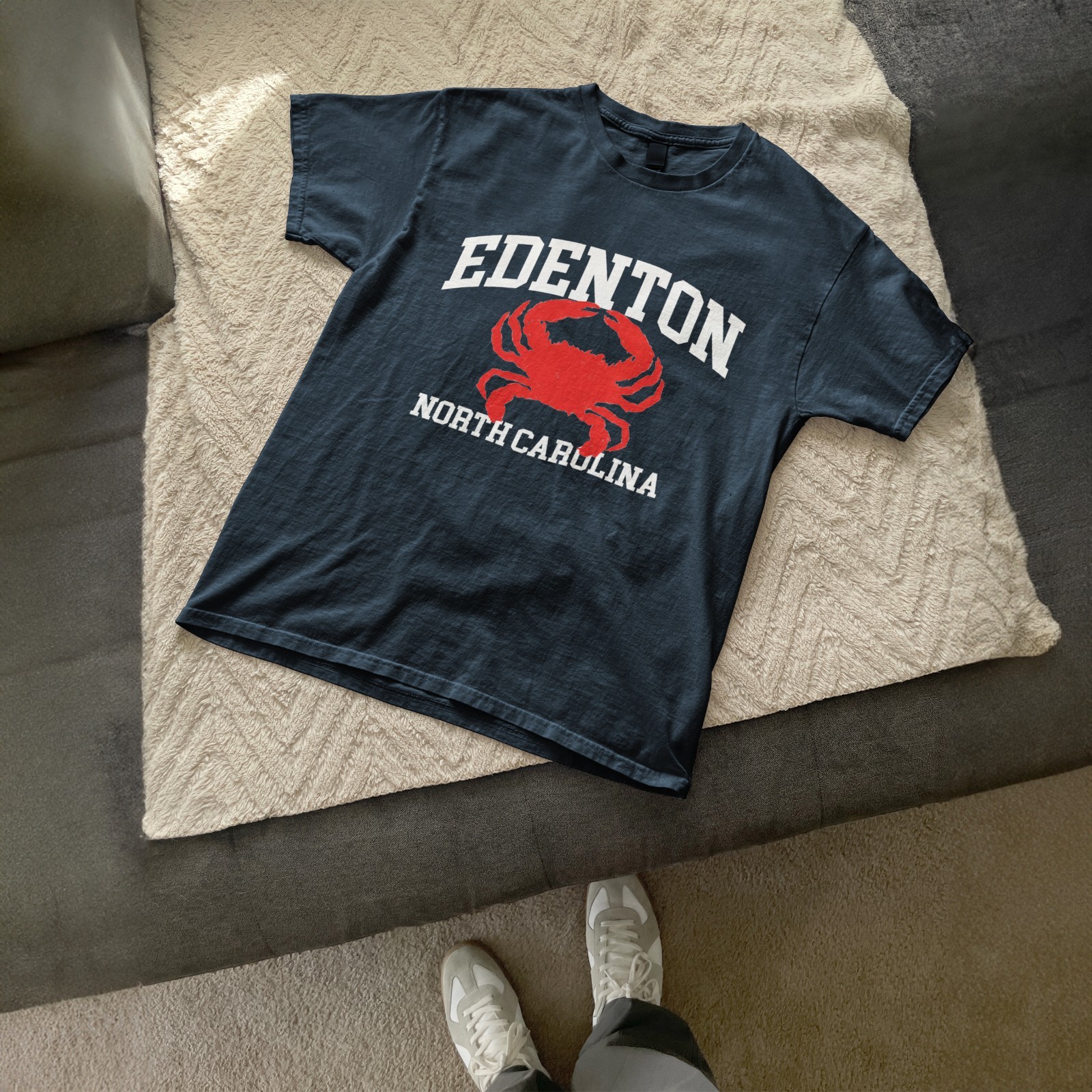 Edenton NC retro crab fishing rustic nautical bay life vibes