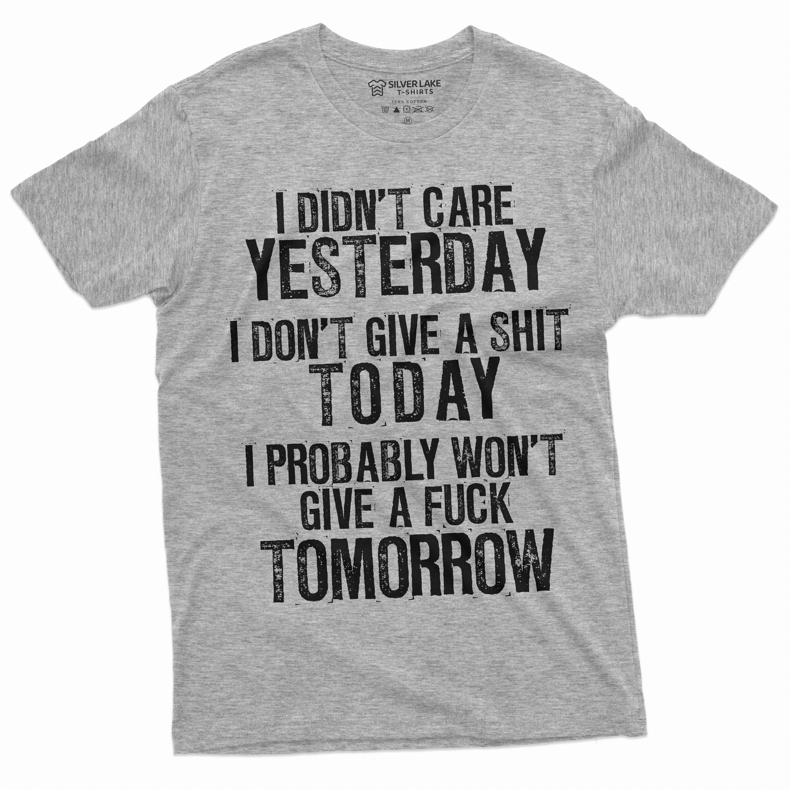 Men’s Funny Sarcastic Shirt With Saying Rude Offensive Tee Birthday Gift Shirt