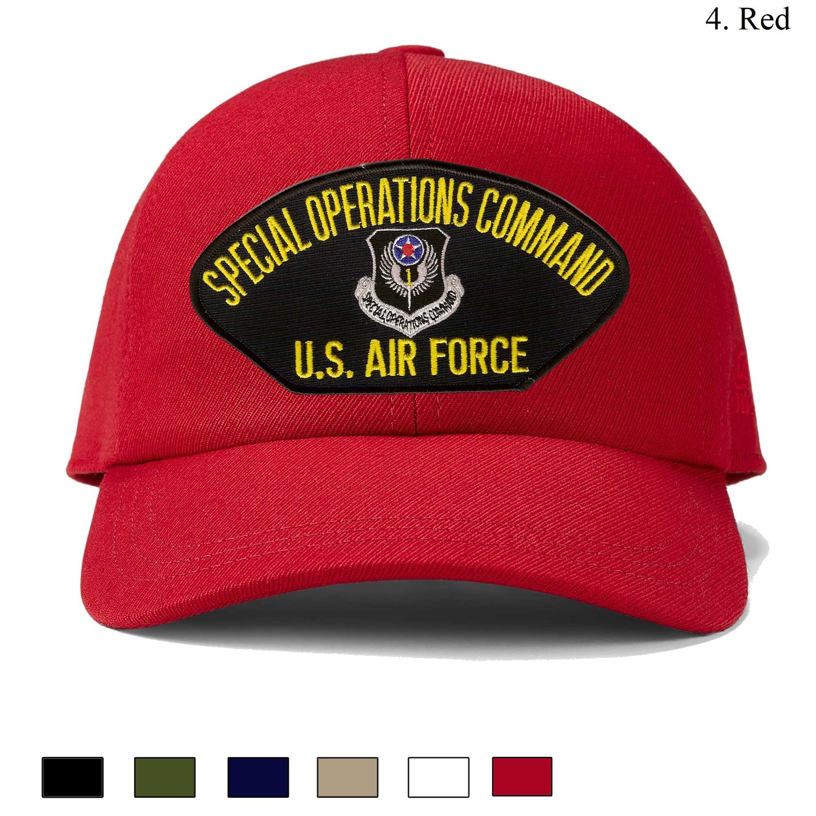 Embroidered Hat Air Force Special Operations Command, Veteran Cap, Trucker Hat