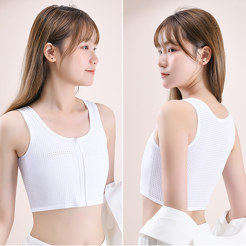 Trans Lesbian Tomboy Strengthen Flat Chest Binder Short Vest Breast Cover