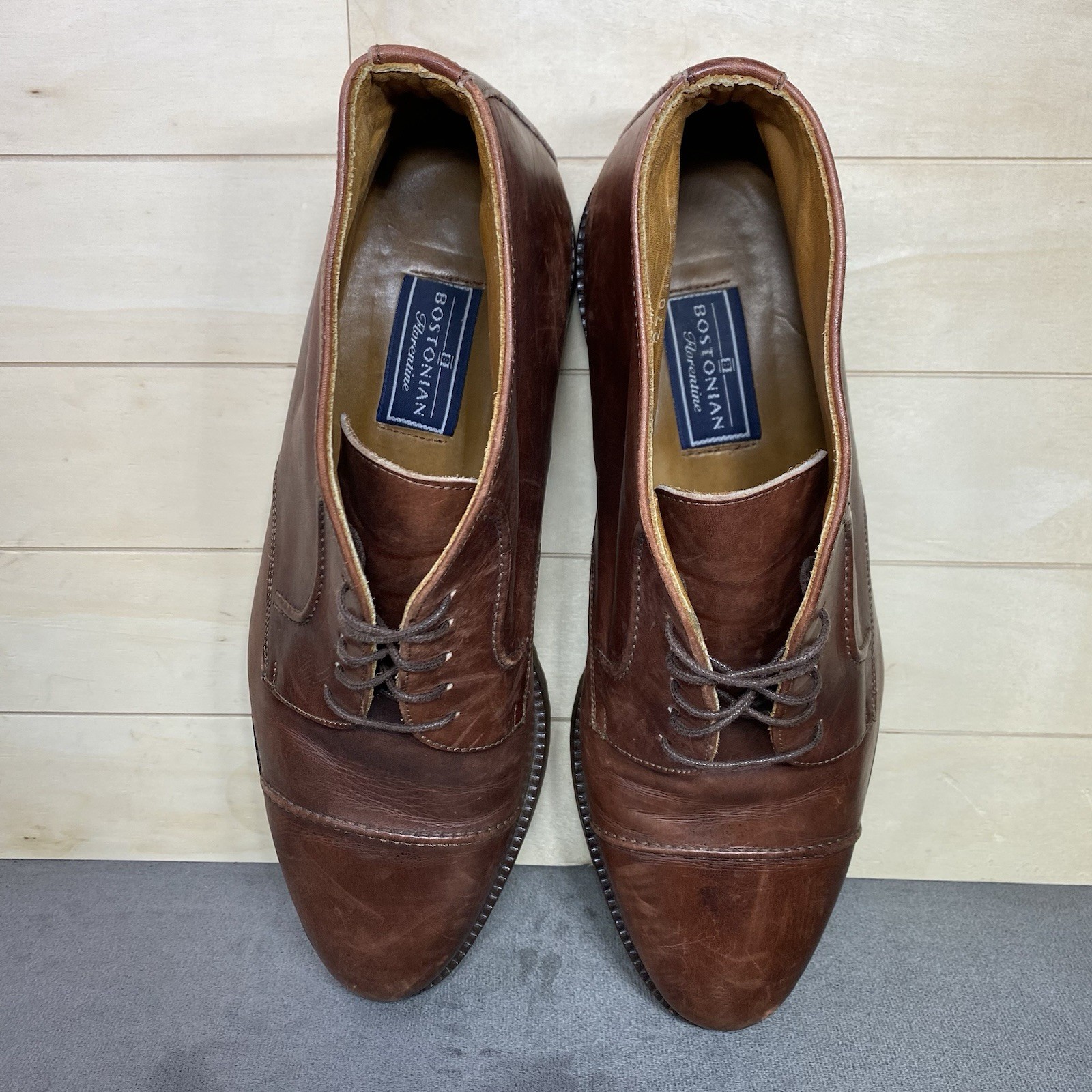 Bostonian Florentine Chukka Boots Brown Leather Men’s Size 10.5 M Shoes