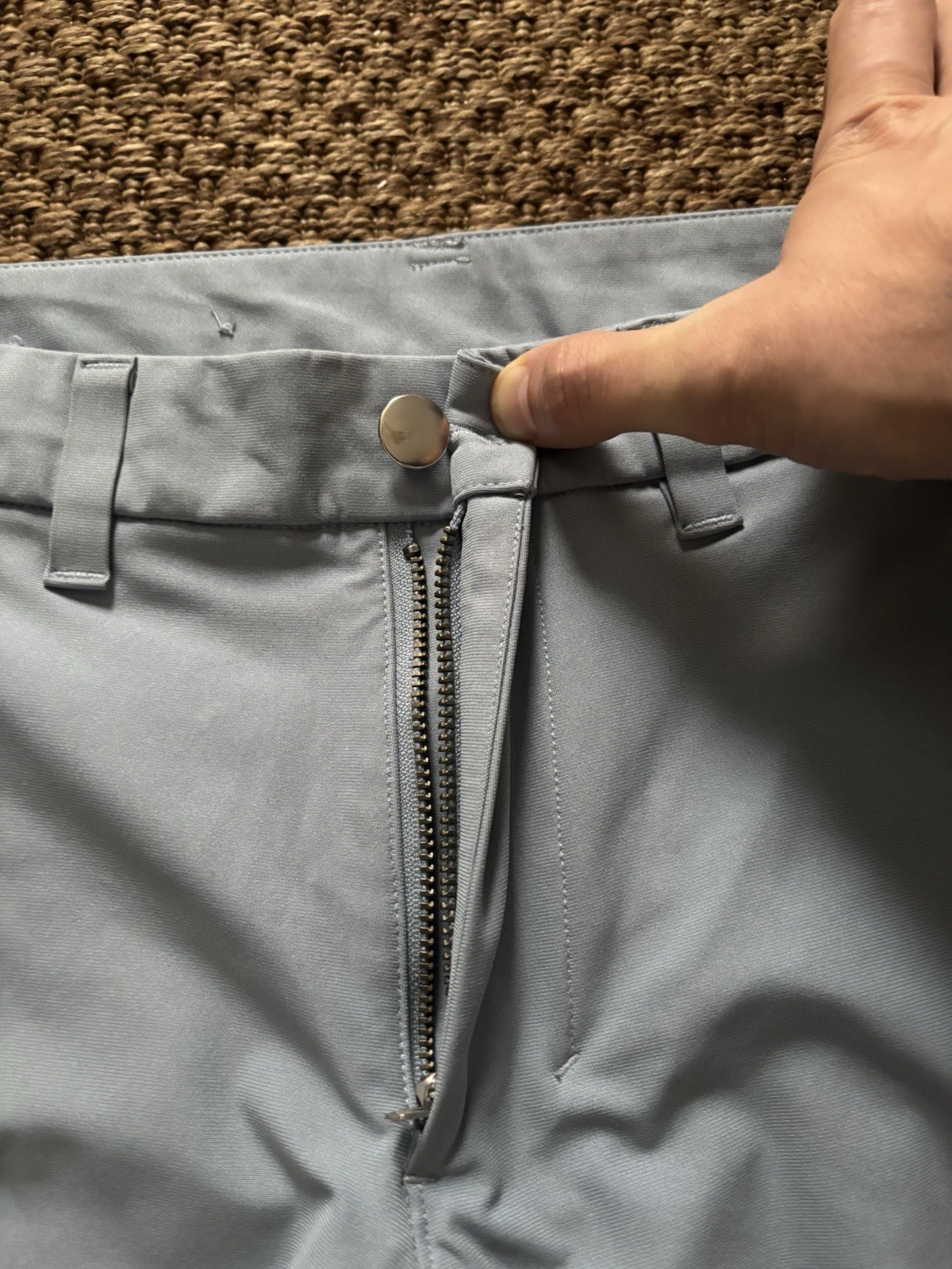 Lululemon Commission Slim Pant 31×32 Warpstreme Chambray – Excellent