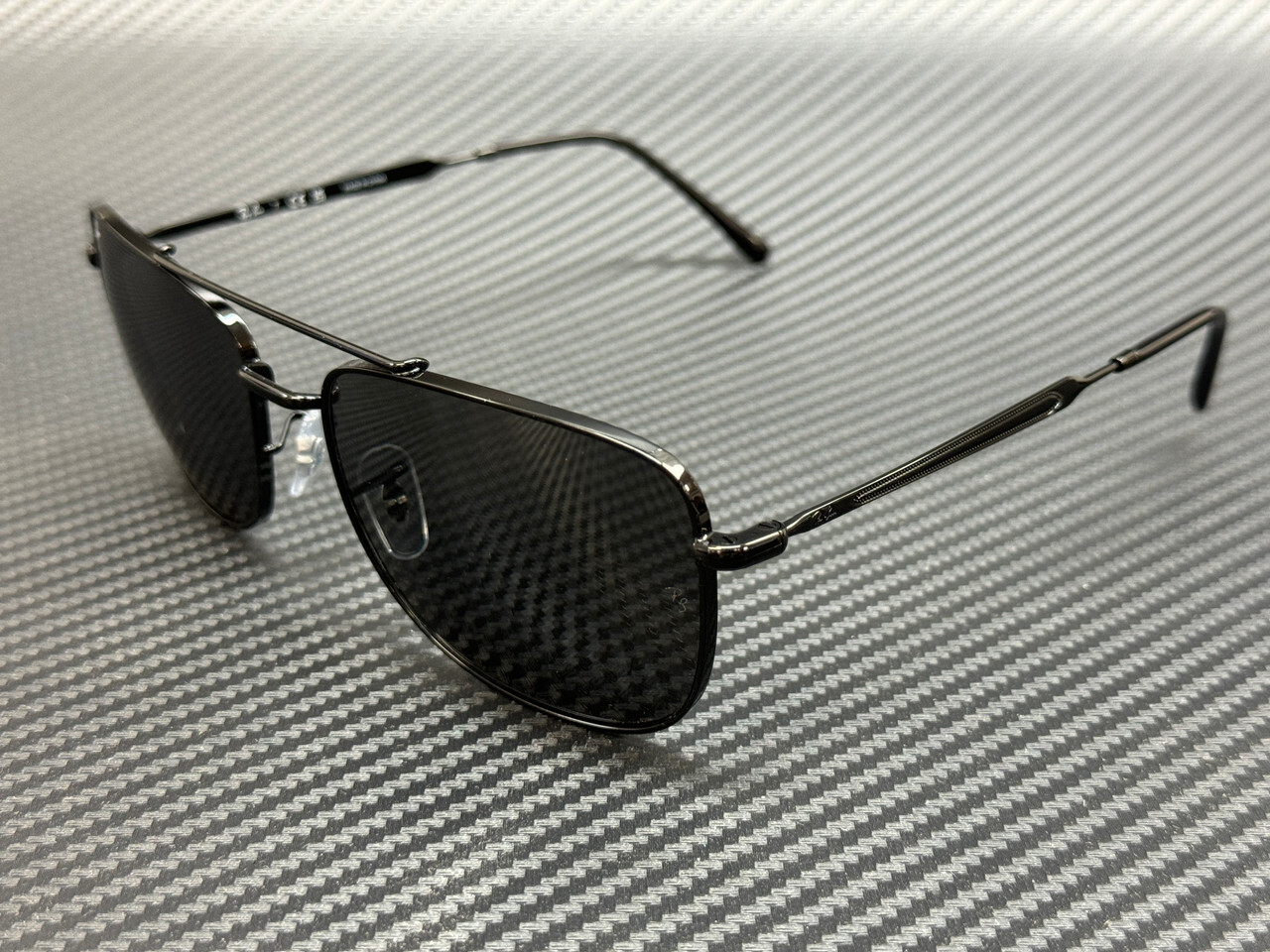 RAY BAN RB3755 002 B1 Black Grey Unisex 62 mm Sunglasses