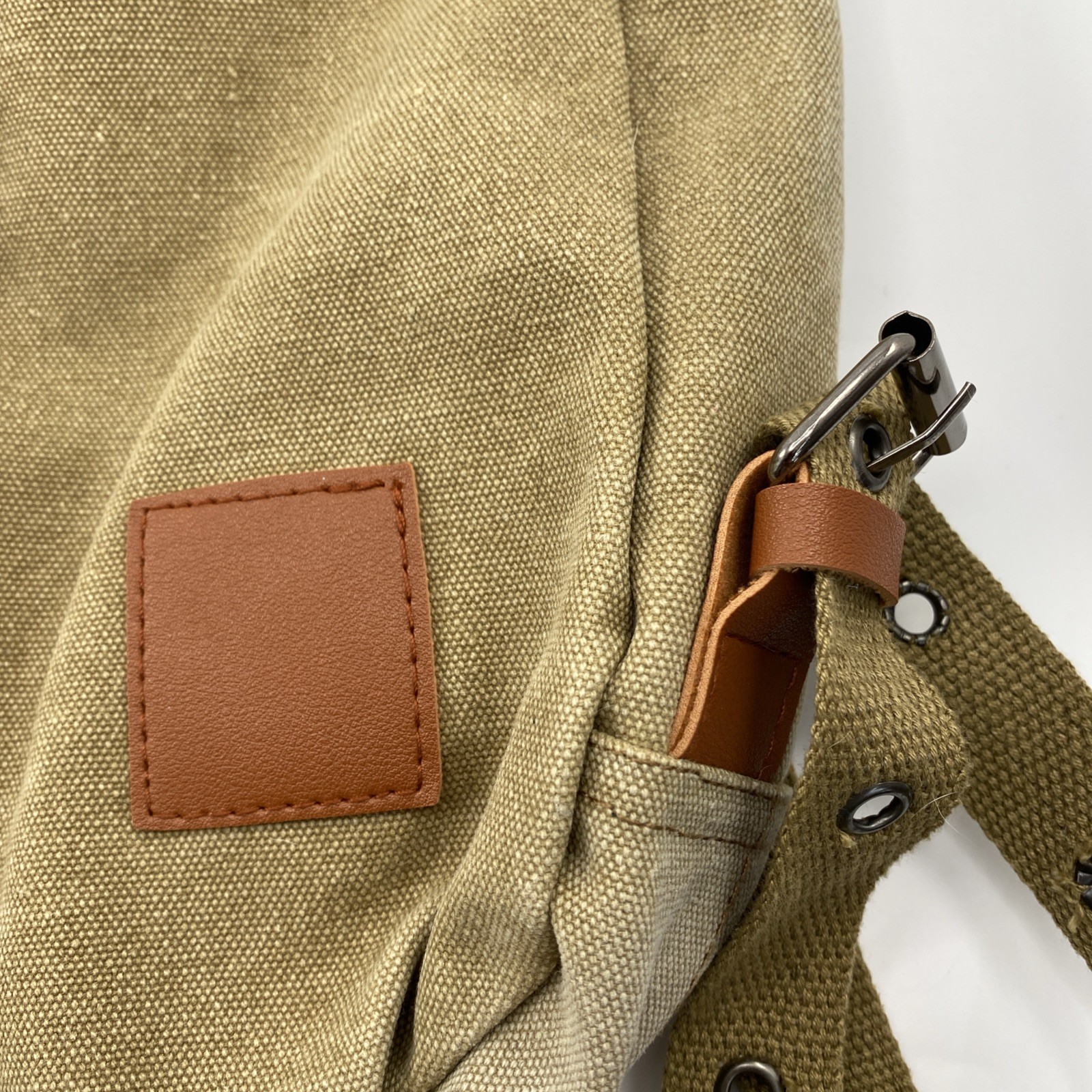 Brown Canvas Satchel Bag/Backpack – Everyday Use – Basic Simple