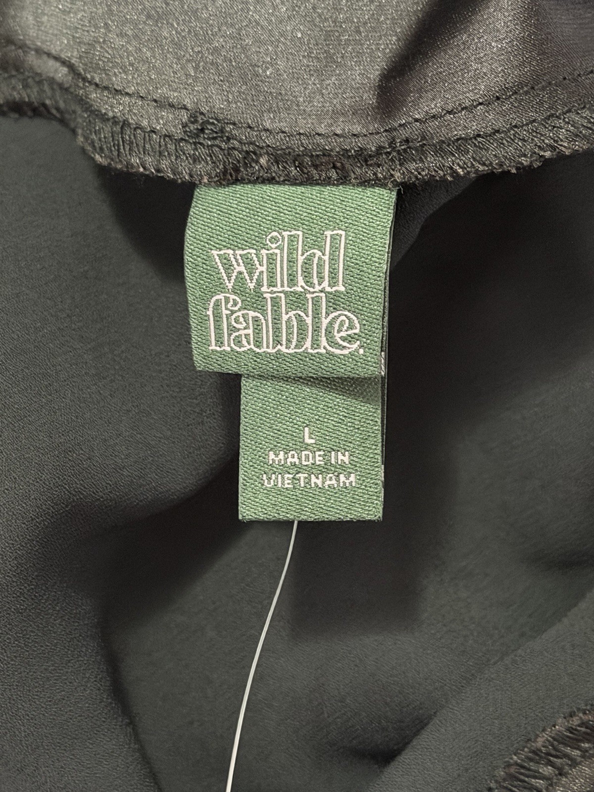Black Strapless Mini Dress Wild Fable Women’s Large. Machine Wash RN17730 .New