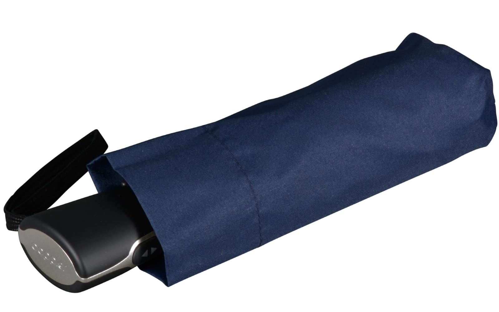 Ladies’ pocket umbrella fibre micro flat with automatic opening Navy