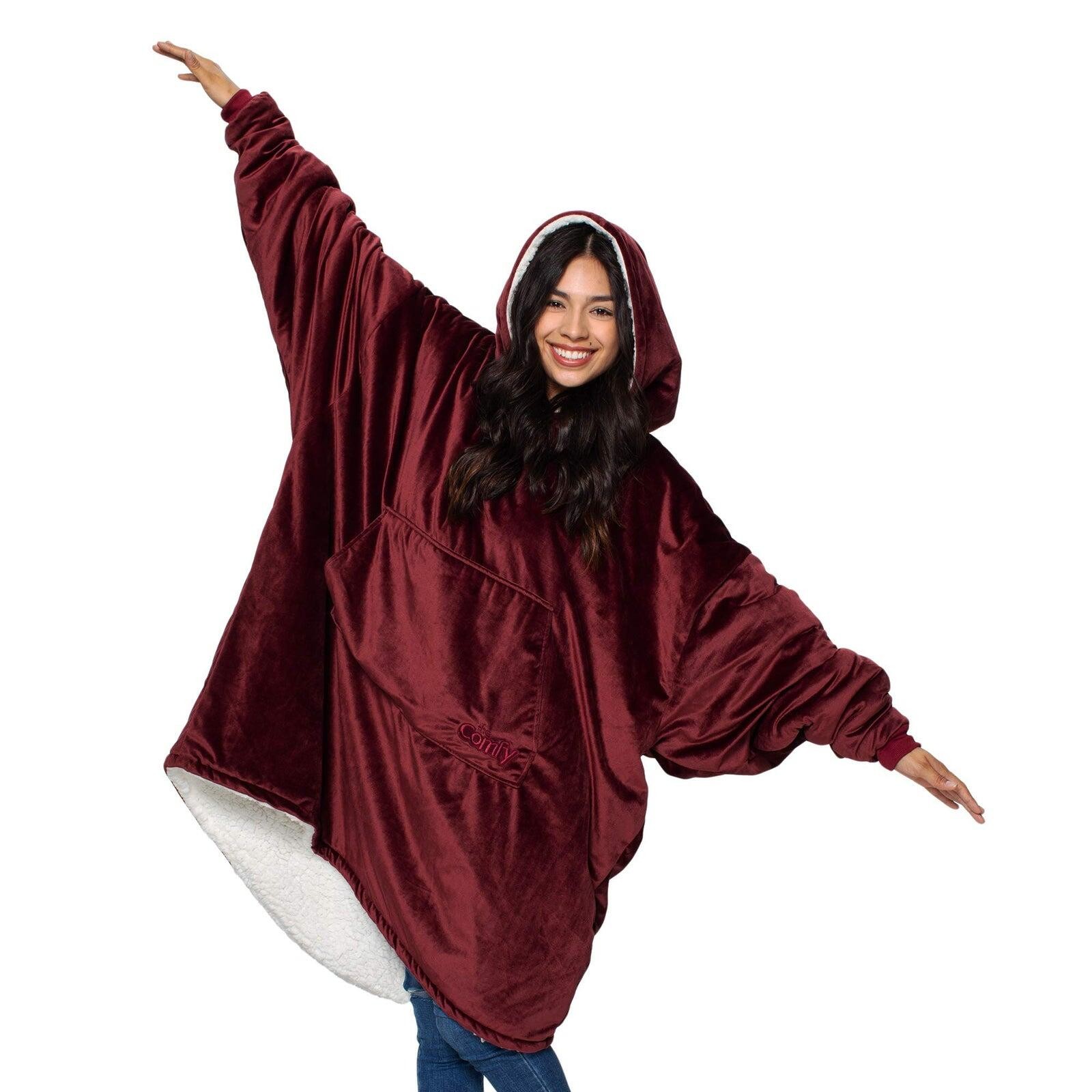 The Comfy Original | Oversized Microfiber & Sherpa Wearable Blanket