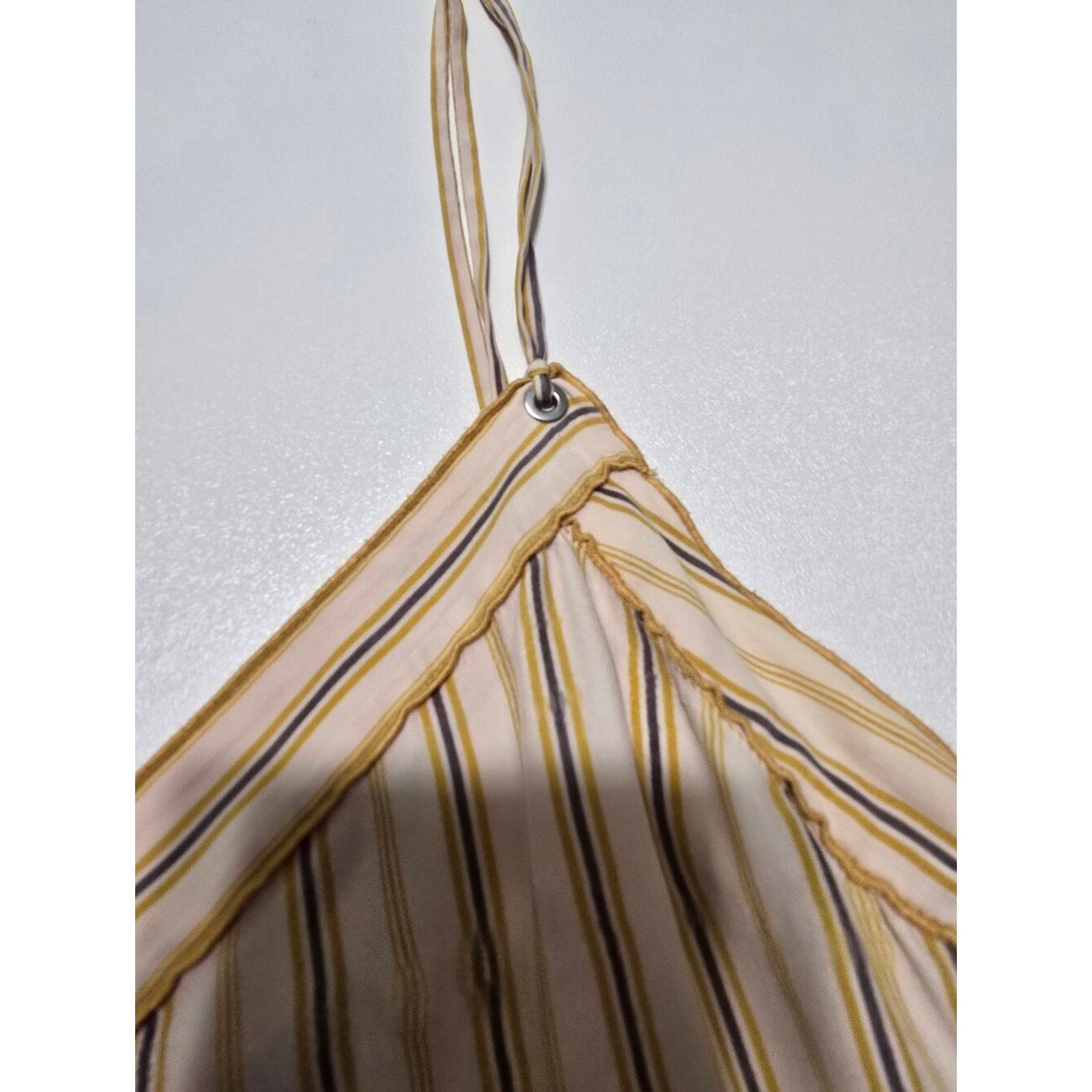 rag & bone Striped Ilona Dress Silk Sleeveless V-neckline Size XS